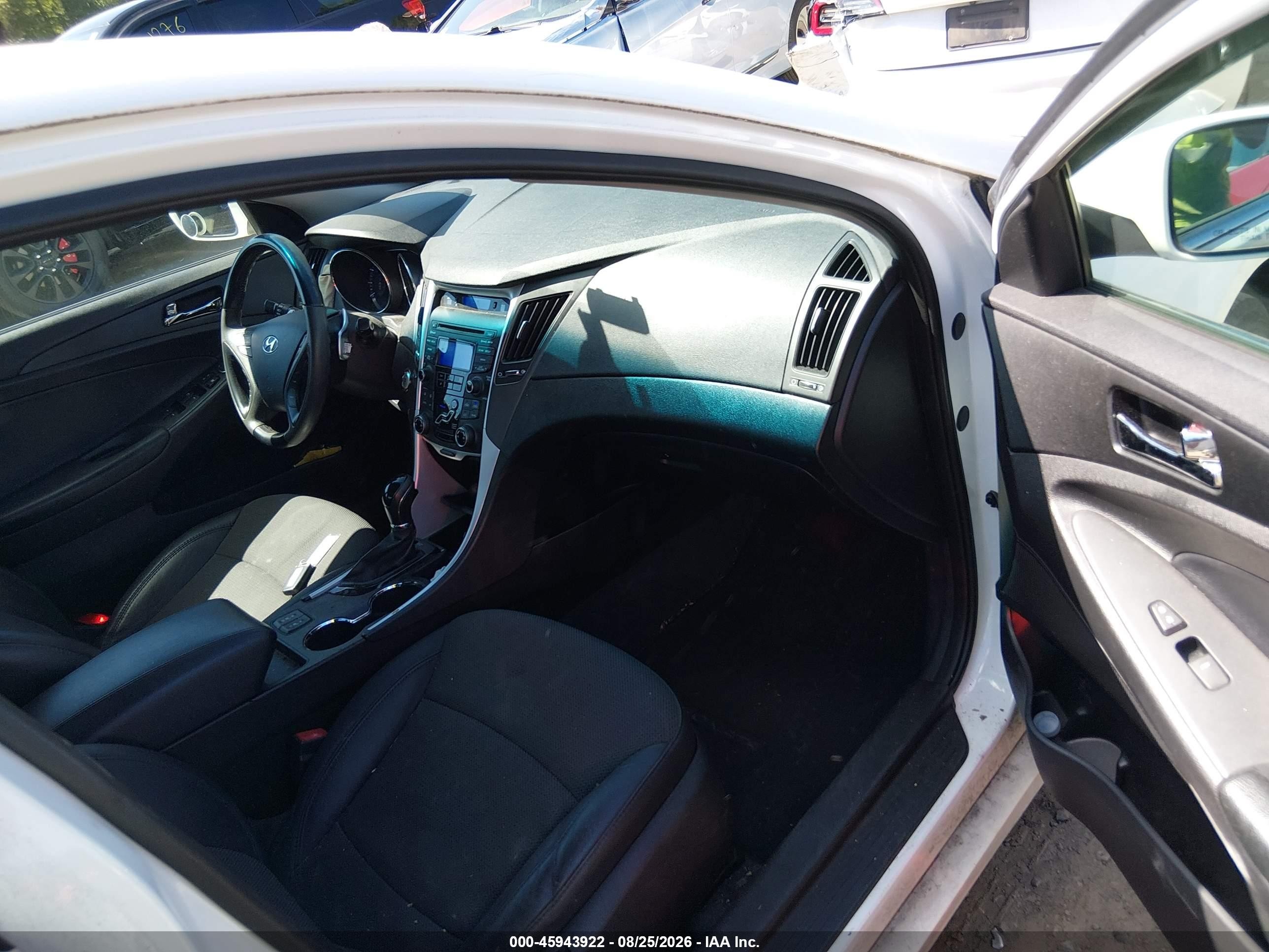 2013 Hyundai Sonata Se 2.0t White vin: 5NPEC4AB9DH799337