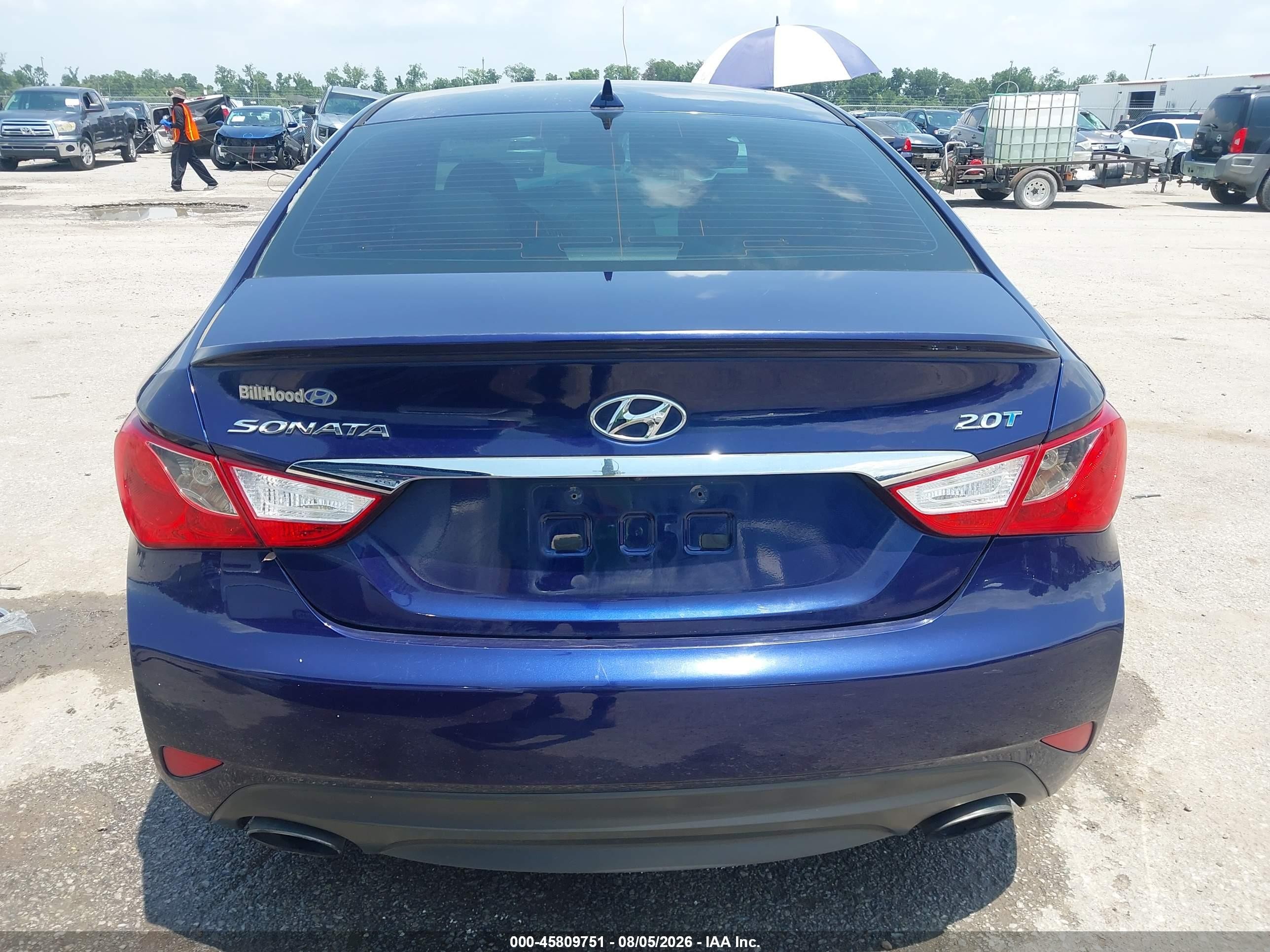 2014 Hyundai Sonata Se 2.0t Синий vin: 5NPEC4AB9EH817028