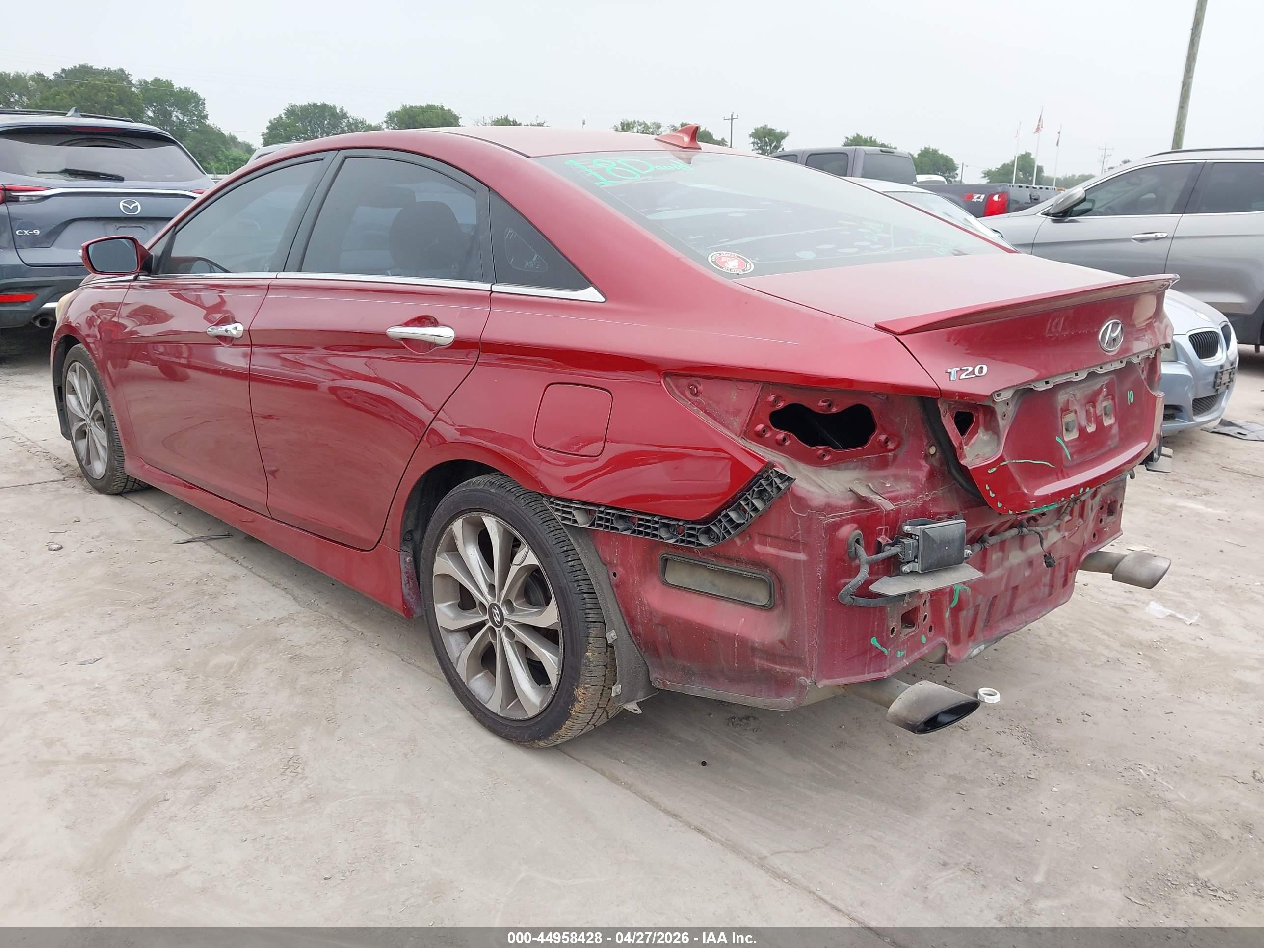 2014 Hyundai Sonata Limited 2.0t Red vin: 5NPEC4AB9EH831026