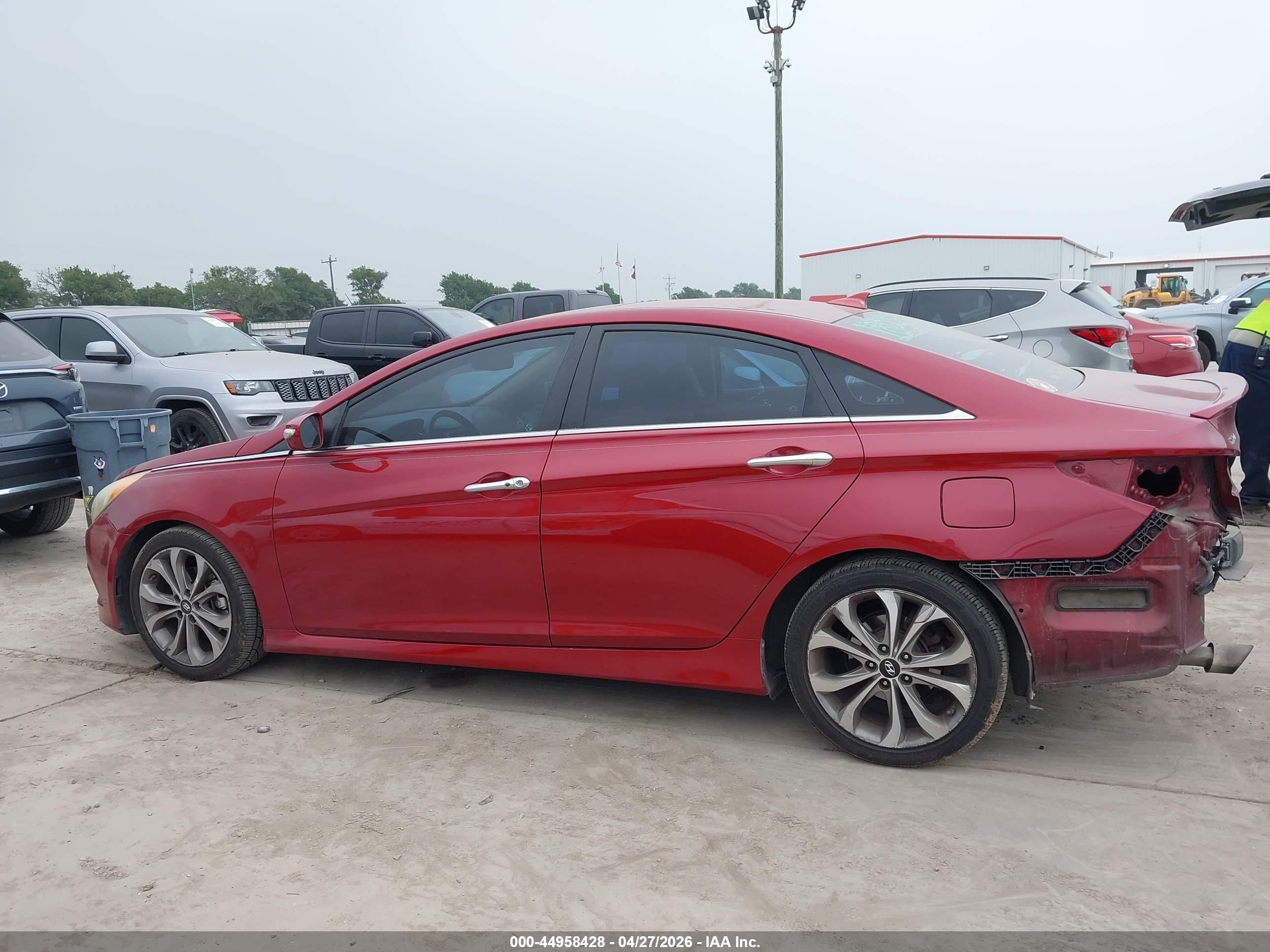 2014 Hyundai Sonata Limited 2.0t Red vin: 5NPEC4AB9EH831026