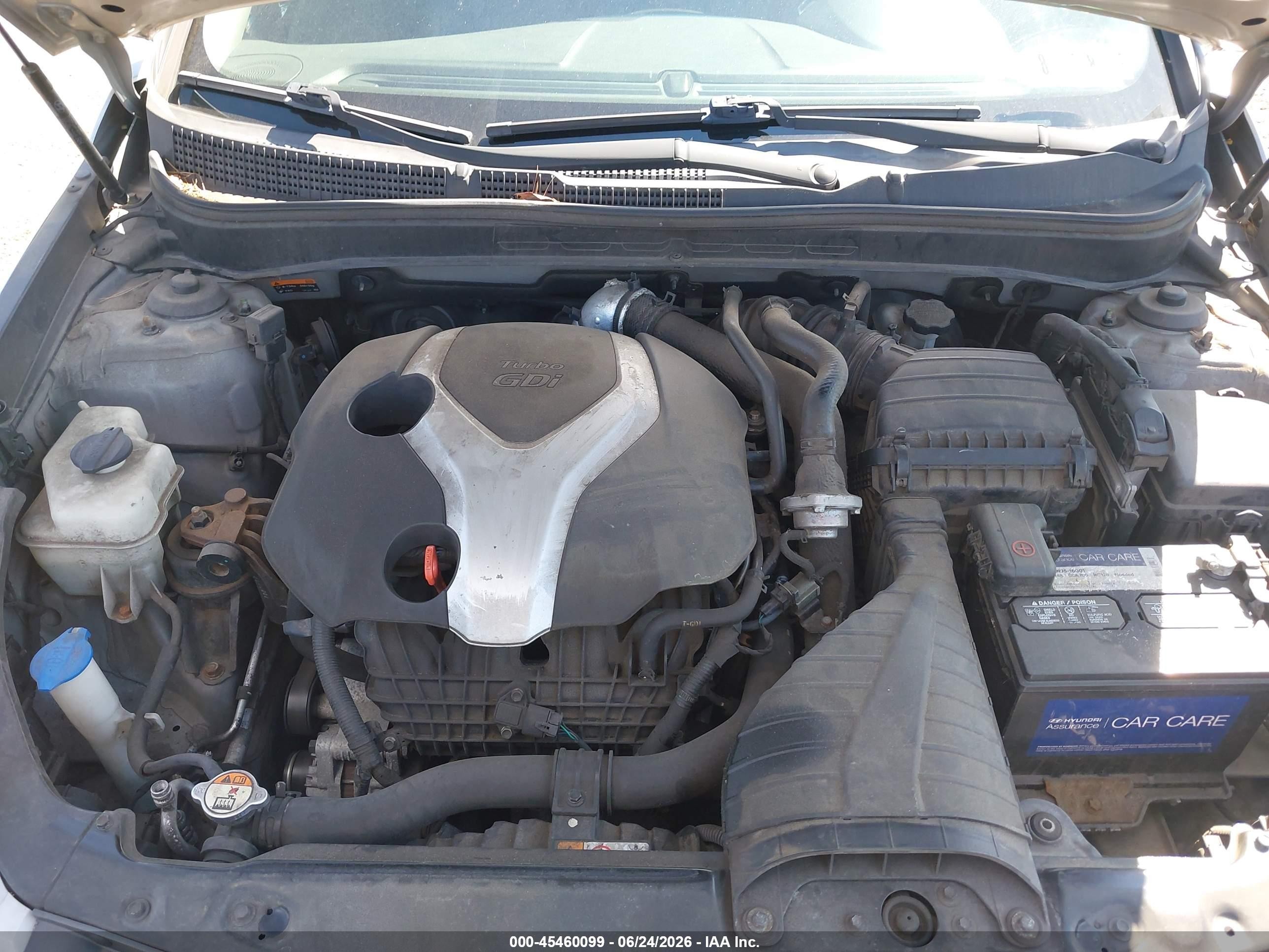 2014 Hyundai Sonata Limited 2.0t Silver vin: 5NPEC4AB9EH844584