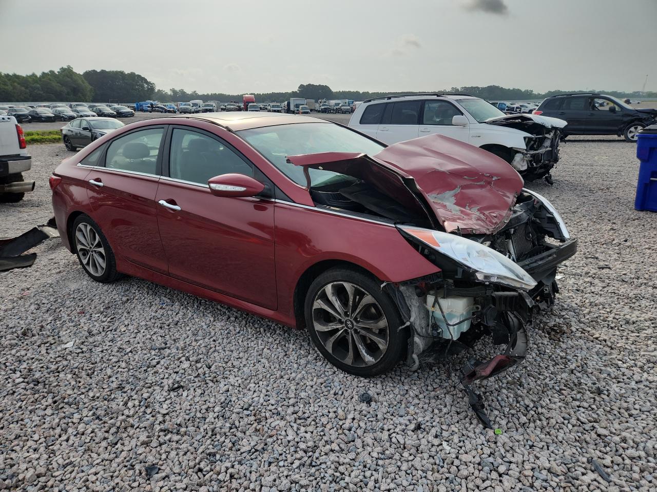 2014 Hyundai Sonata Se 2.0t Red vin: 5NPEC4AB9EH873485