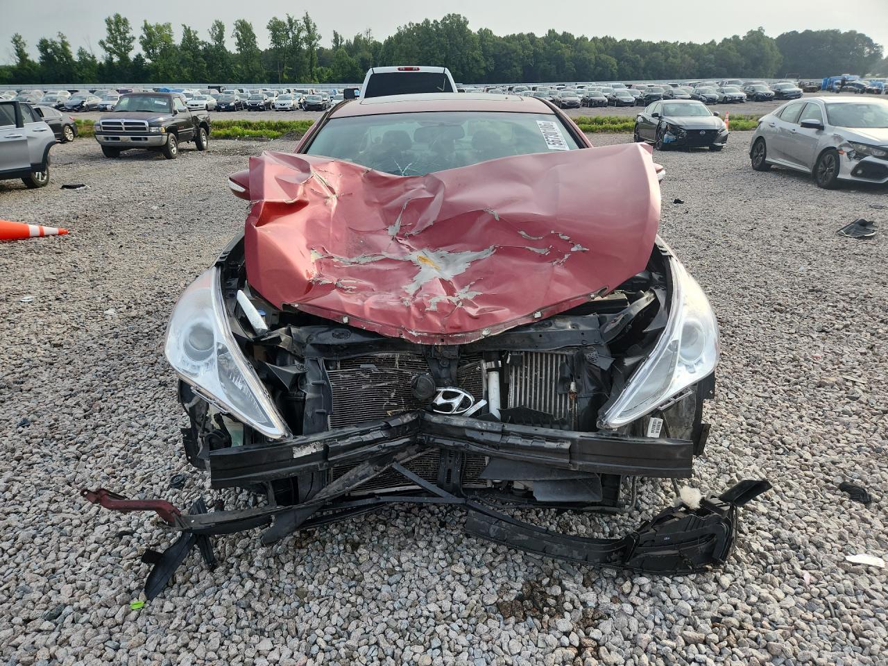 2014 Hyundai Sonata Se 2.0t Red vin: 5NPEC4AB9EH873485
