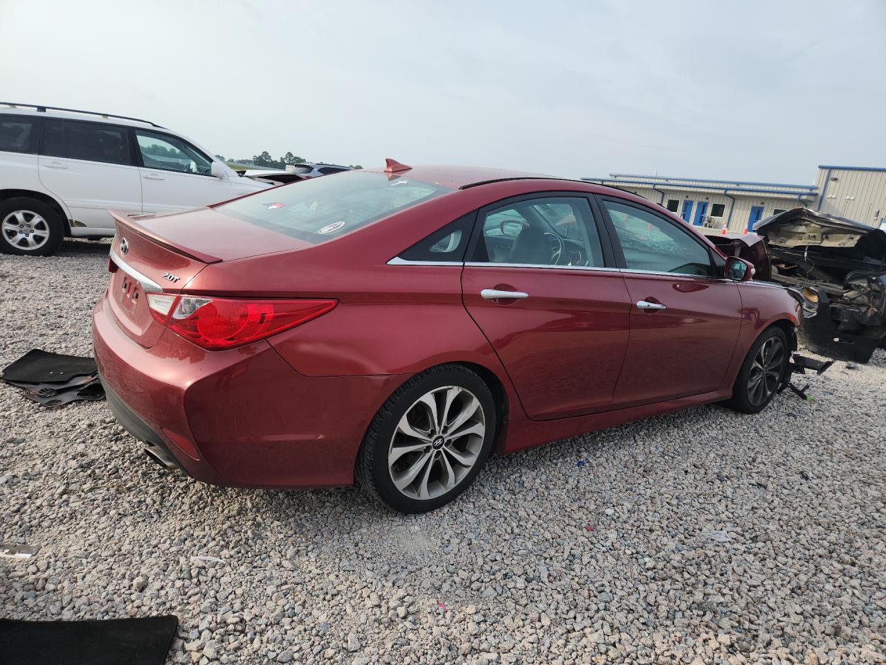 2014 Hyundai Sonata Se 2.0t Red vin: 5NPEC4AB9EH873485