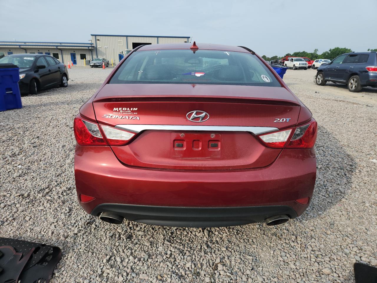 2014 Hyundai Sonata Se 2.0t Red vin: 5NPEC4AB9EH873485