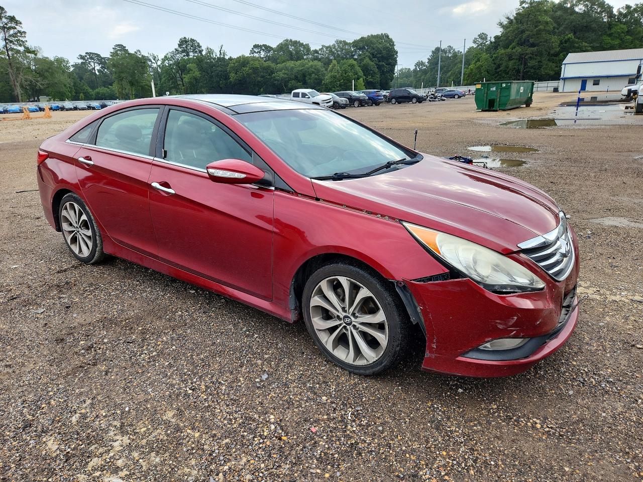 2014 Hyundai Sonata Limited 2.0t Maroon vin: 5NPEC4AB9EH891971