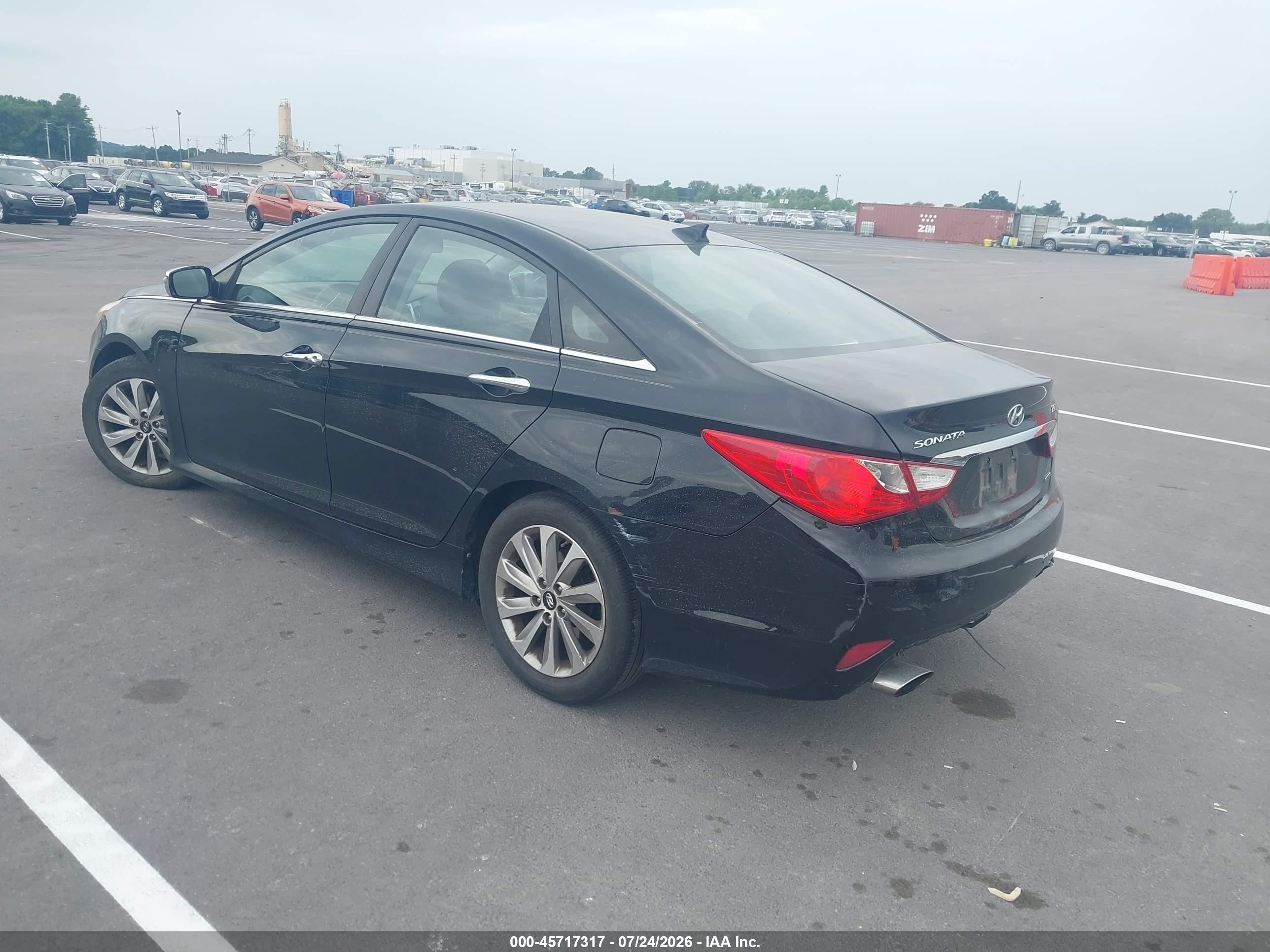 2014 Hyundai Sonata Limited 2.0t Black vin: 5NPEC4AB9EH944443