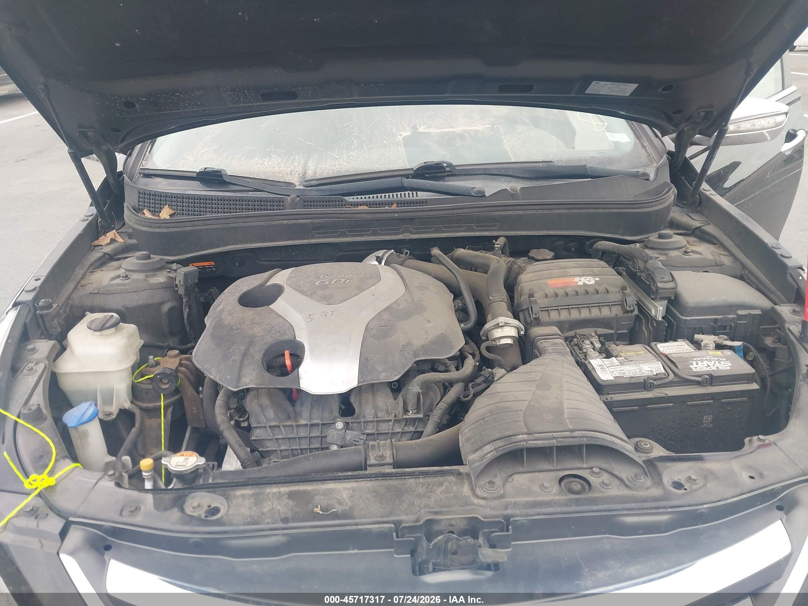 2014 Hyundai Sonata Limited 2.0t Black vin: 5NPEC4AB9EH944443