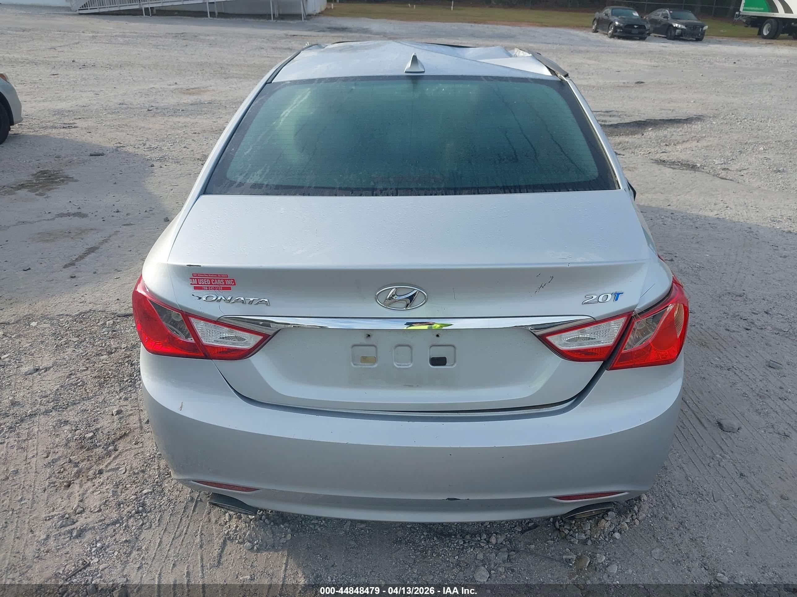 2011 Hyundai Sonata Se 2.0t Silver vin: 5NPEC4ABXBH191534