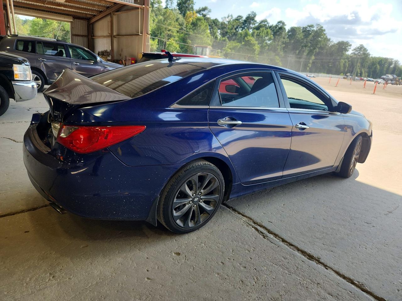 2012 Hyundai Sonata Se 2.0t Blue vin: 5NPEC4ABXCH337464