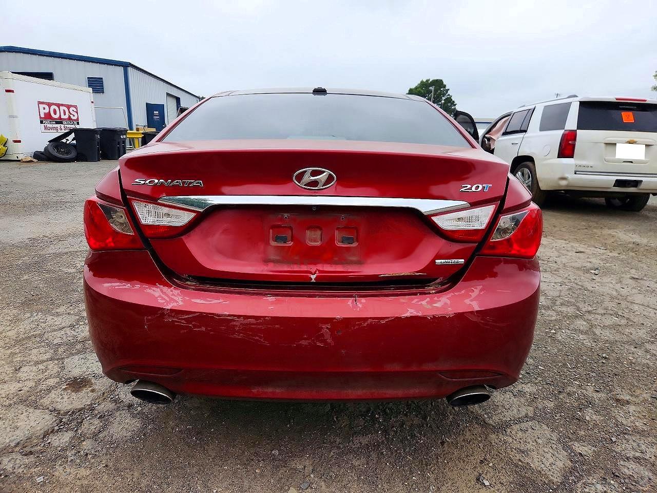 2012 Hyundai Sonata Limited 2.0t Red vin: 5NPEC4ABXCH364258