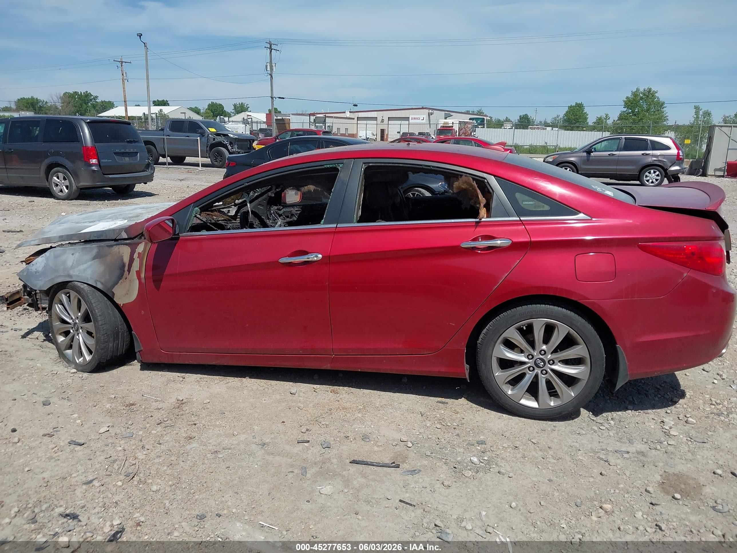 2012 Hyundai Sonata Se 2.0t Red vin: 5NPEC4ABXCH498008