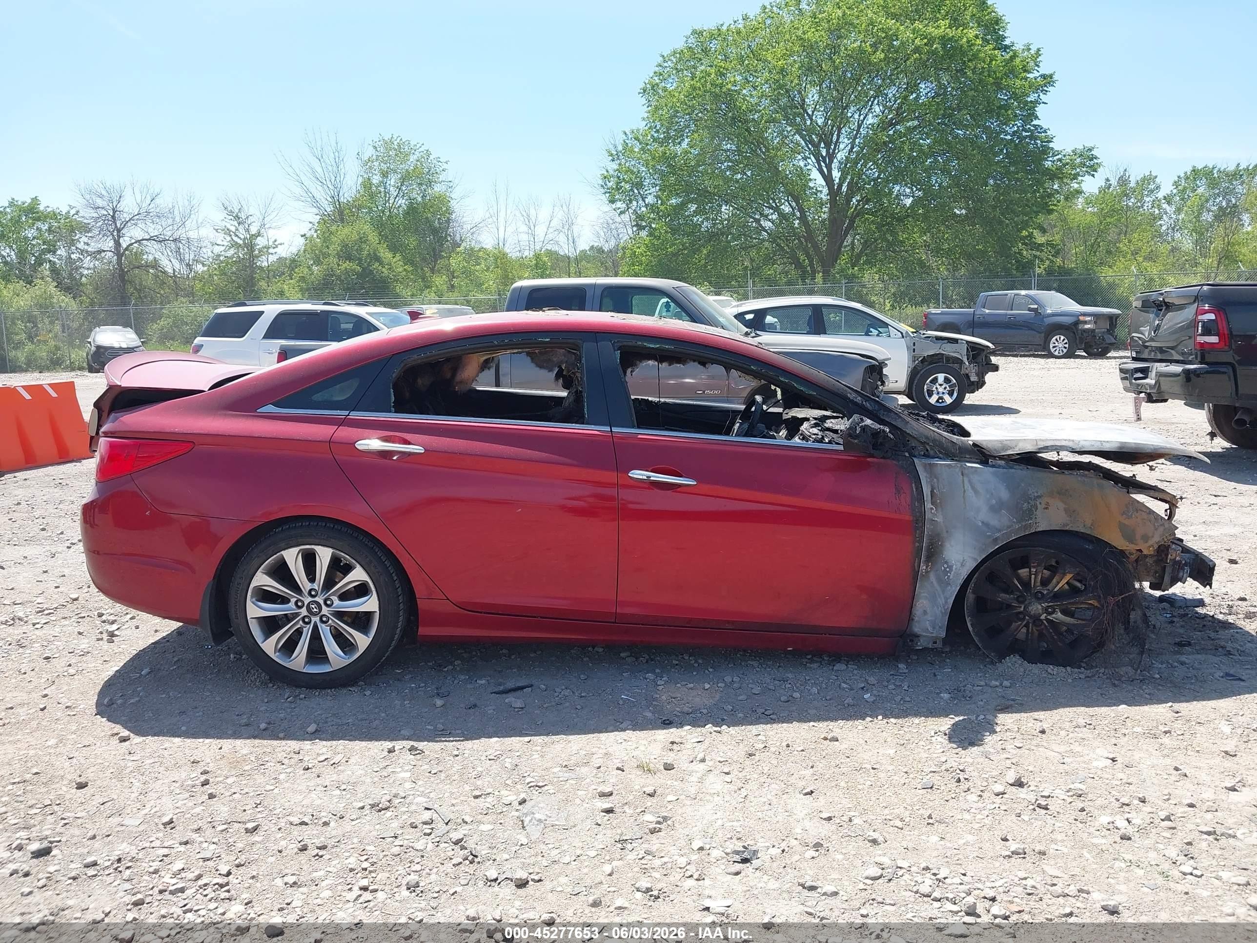 2012 Hyundai Sonata Se 2.0t Red vin: 5NPEC4ABXCH498008