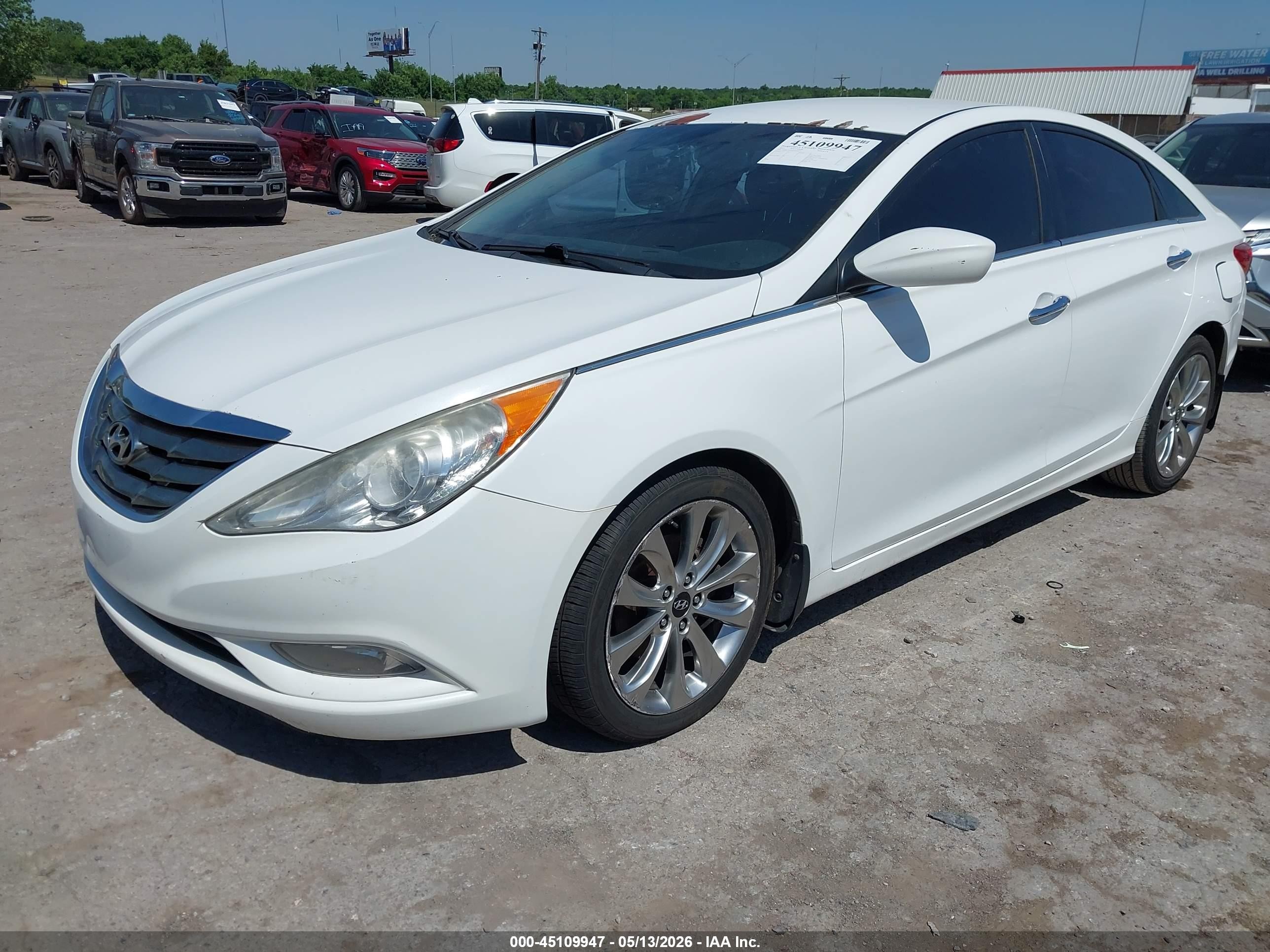 2013 Hyundai Sonata Se 2.0t White vin: 5NPEC4ABXDH529291