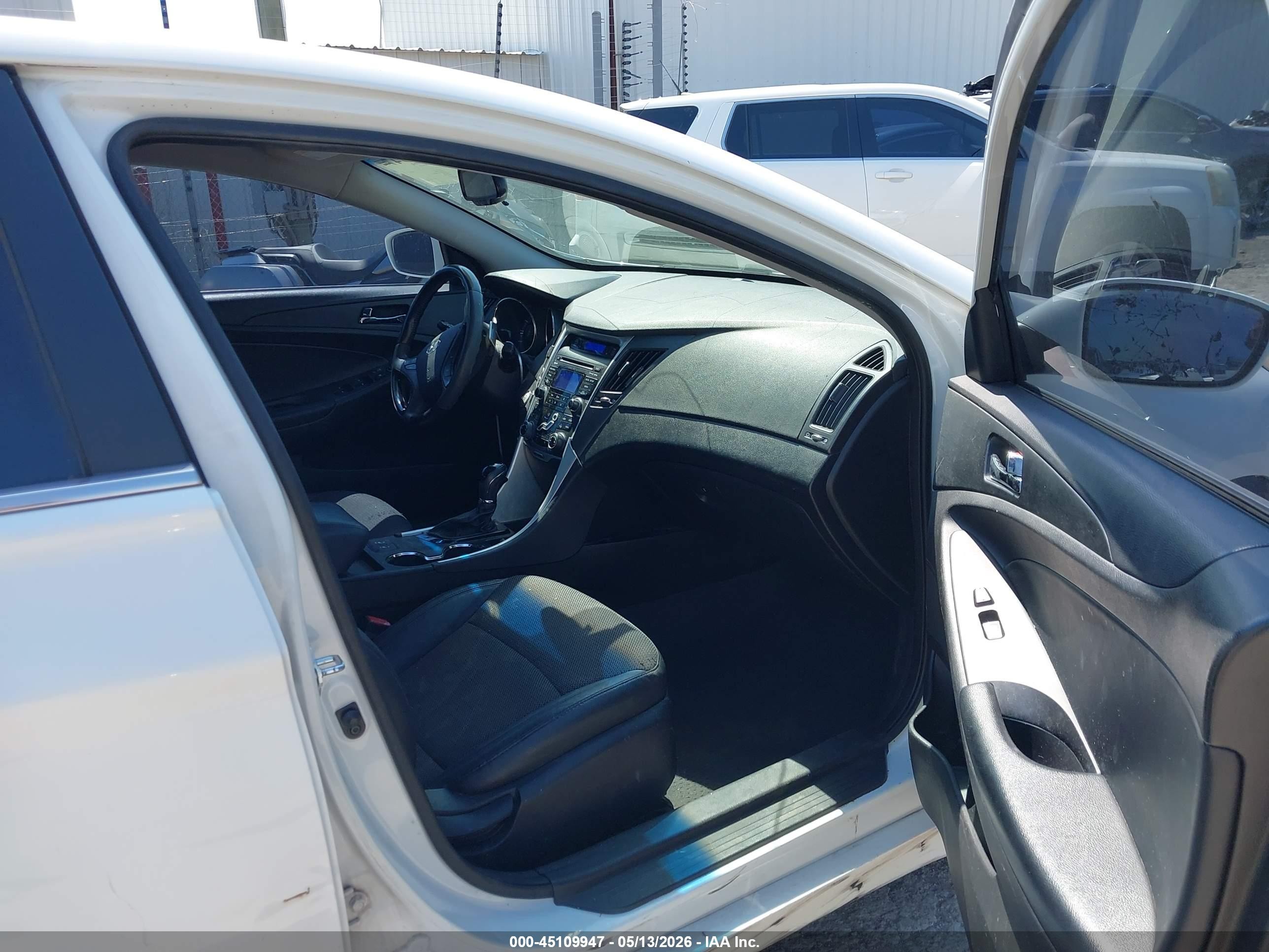 2013 Hyundai Sonata Se 2.0t White vin: 5NPEC4ABXDH529291