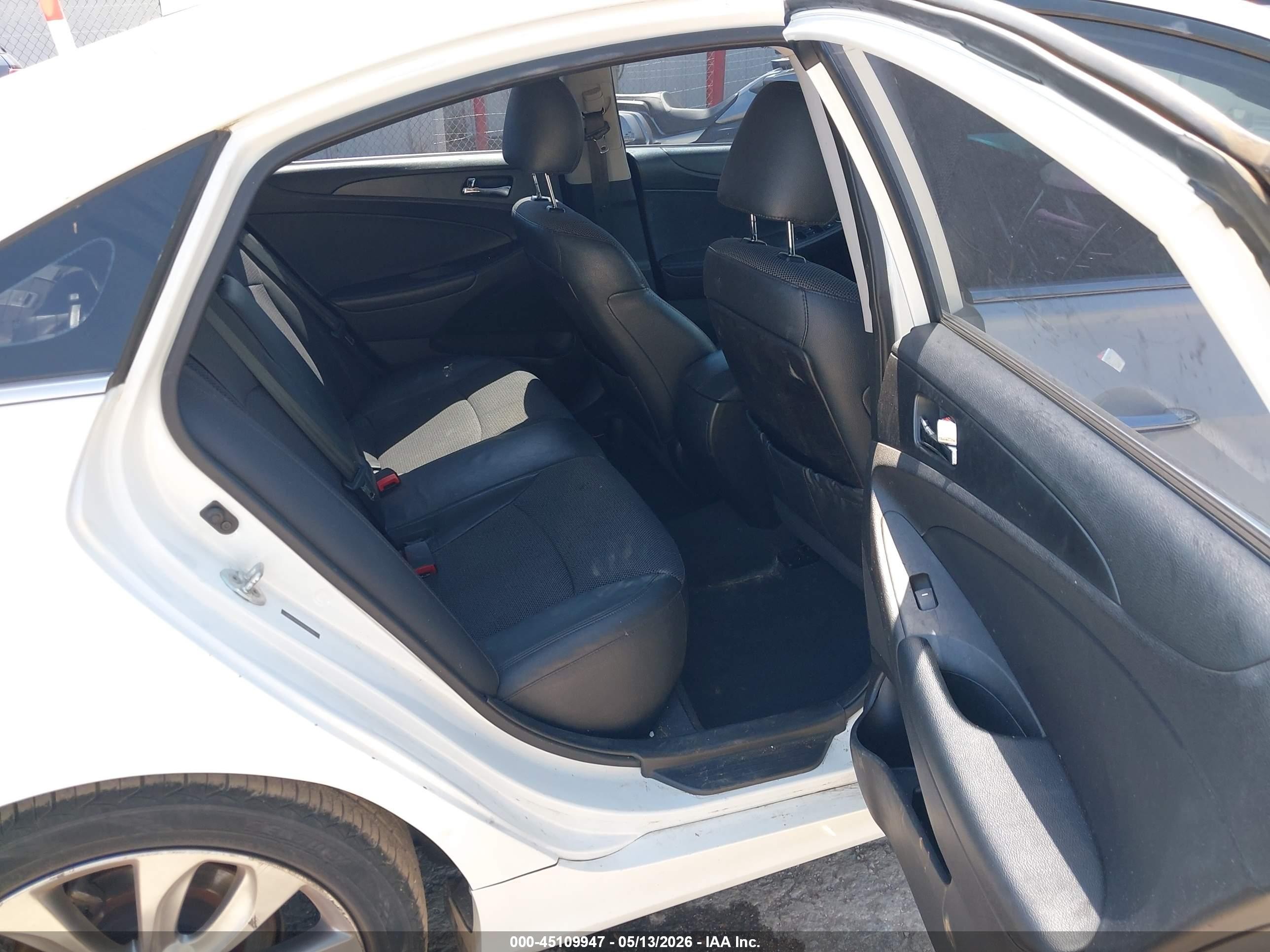 2013 Hyundai Sonata Se 2.0t White vin: 5NPEC4ABXDH529291