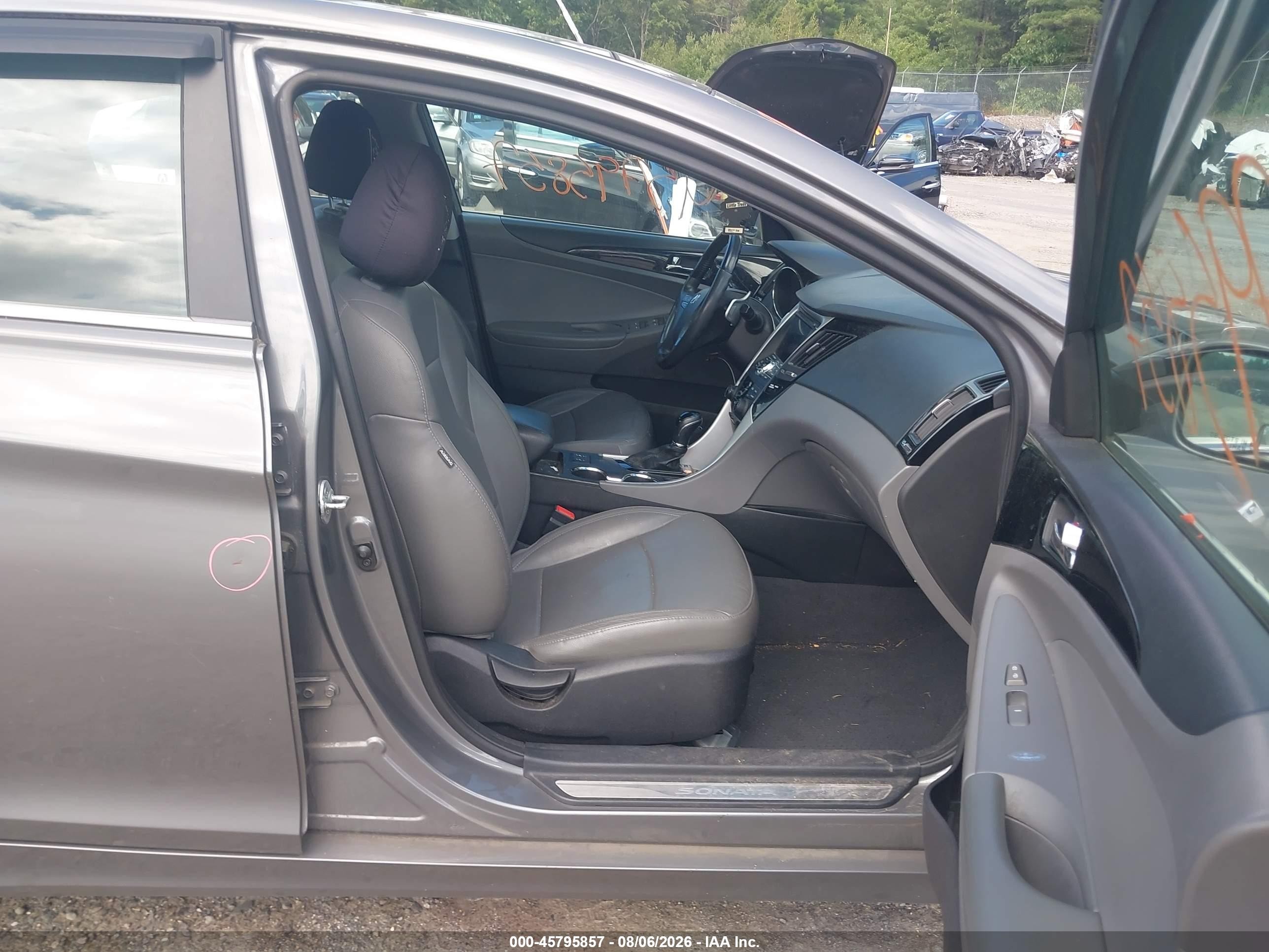 2013 Hyundai Sonata Limited 2.0t Gray vin: 5NPEC4ABXDH559309