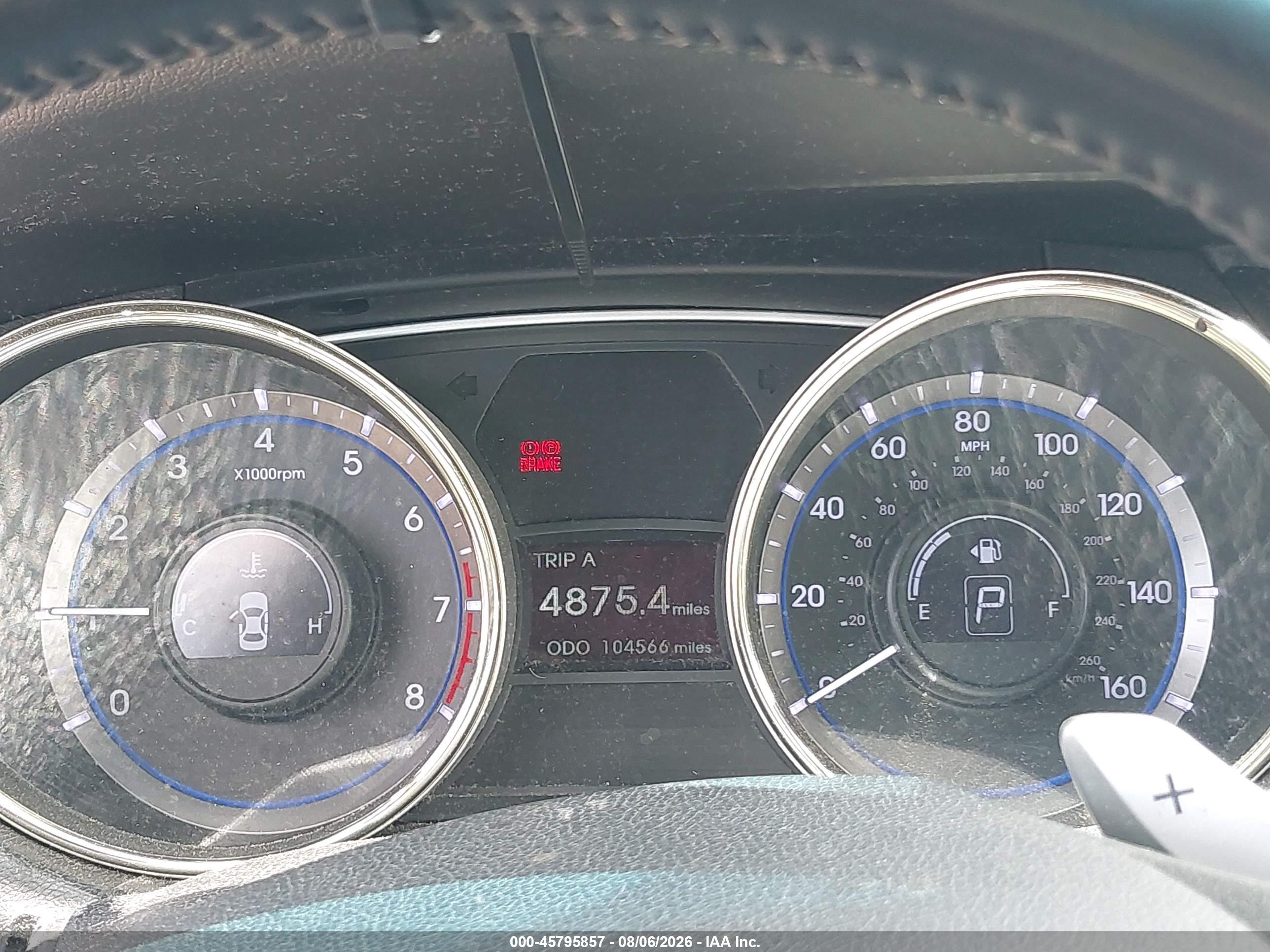 2013 Hyundai Sonata Limited 2.0t Gray vin: 5NPEC4ABXDH559309