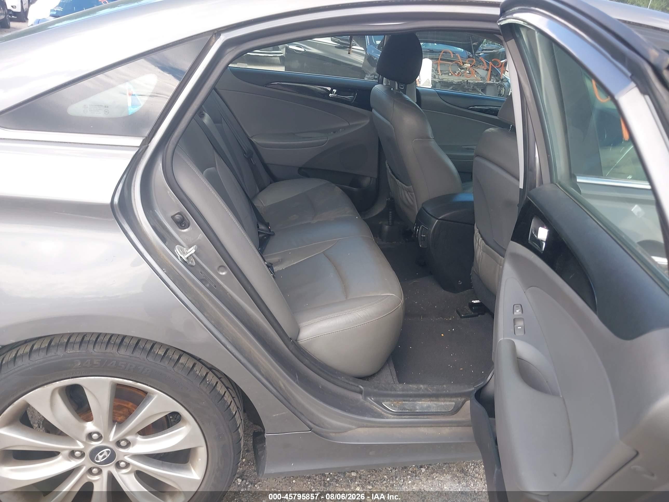2013 Hyundai Sonata Limited 2.0t Gray vin: 5NPEC4ABXDH559309