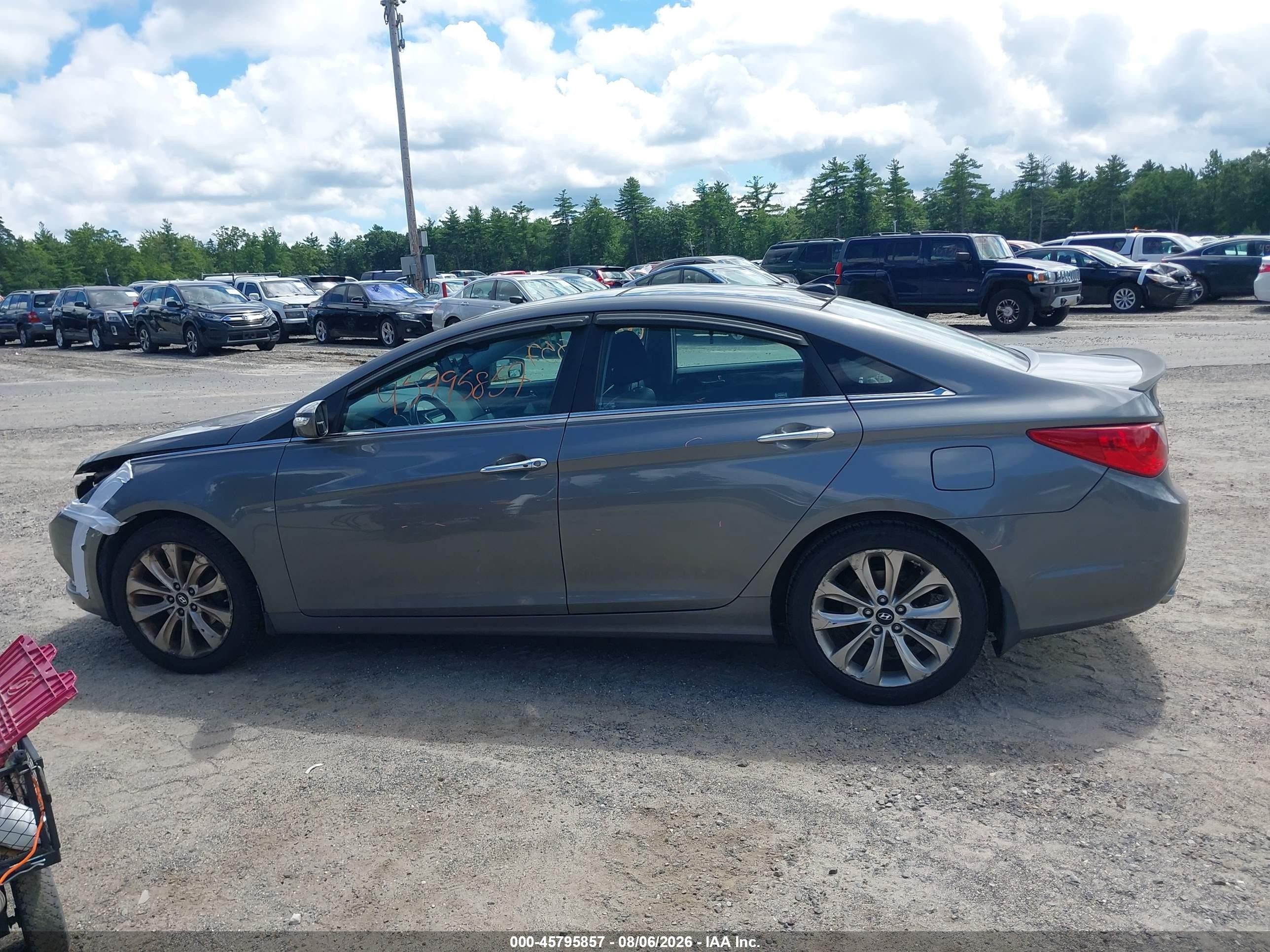 2013 Hyundai Sonata Limited 2.0t Gray vin: 5NPEC4ABXDH559309