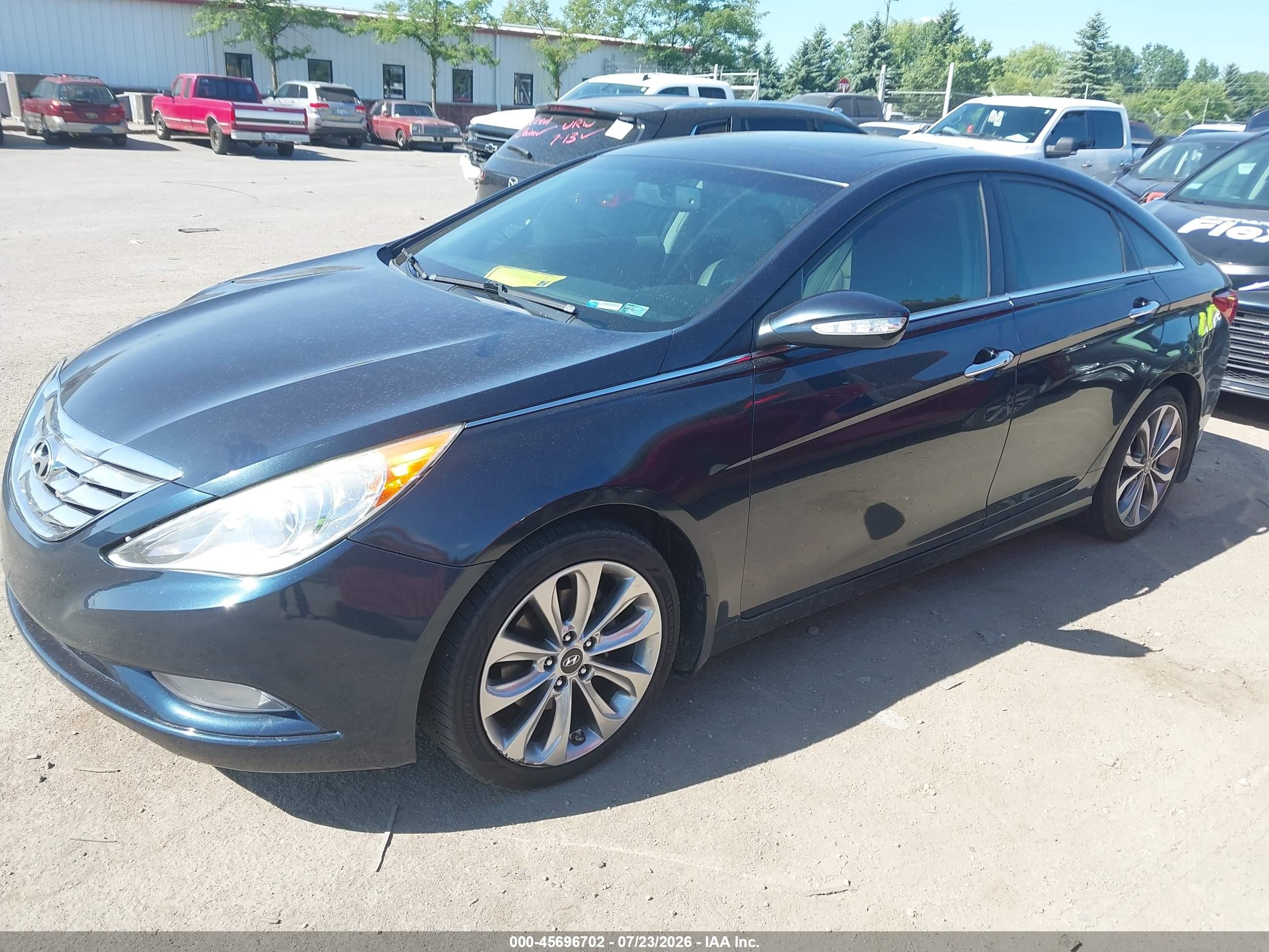 2013 Hyundai Sonata Limited 2.0t Navy vin: 5NPEC4ABXDH581231