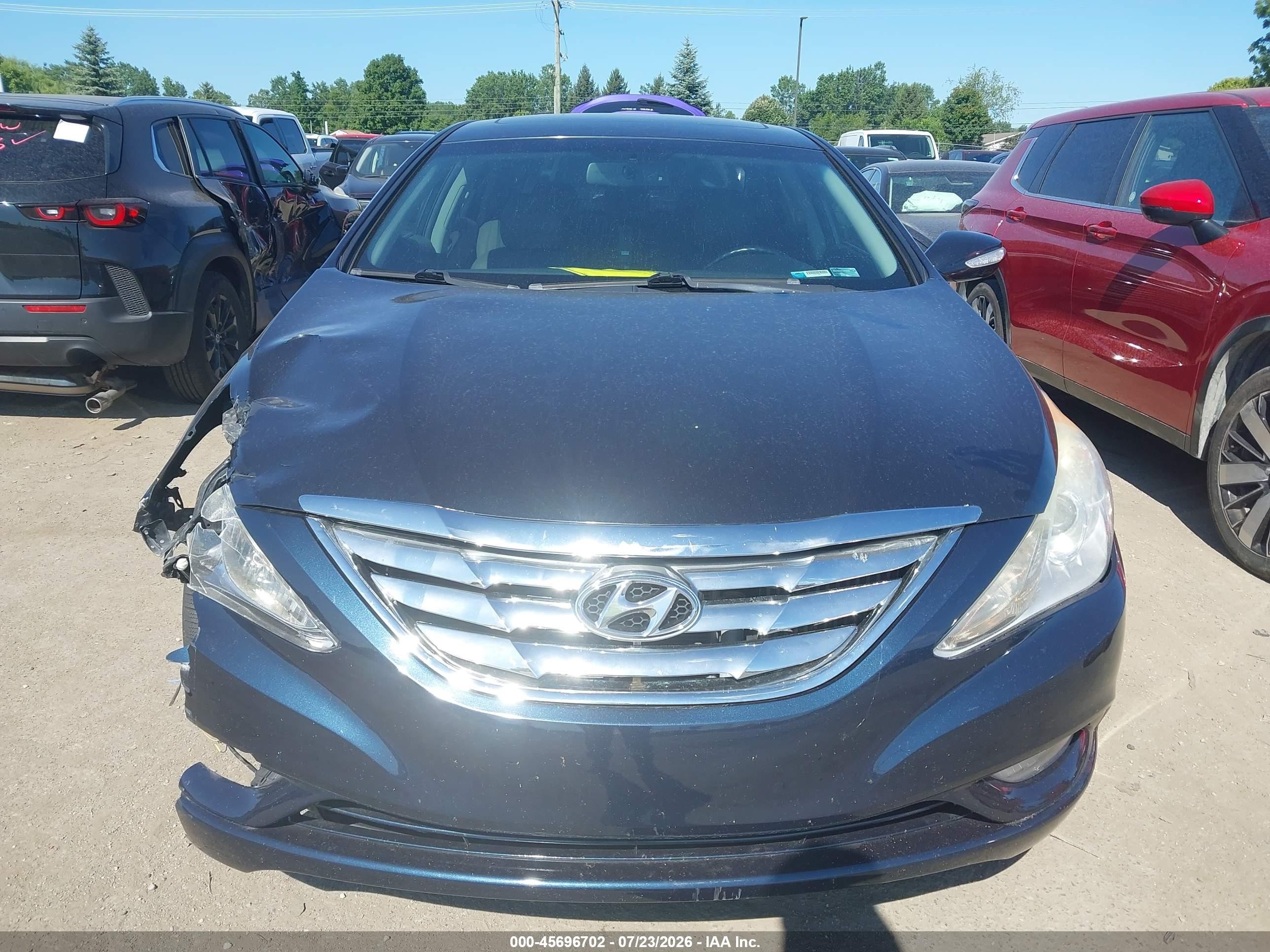 2013 Hyundai Sonata Limited 2.0t Navy vin: 5NPEC4ABXDH581231