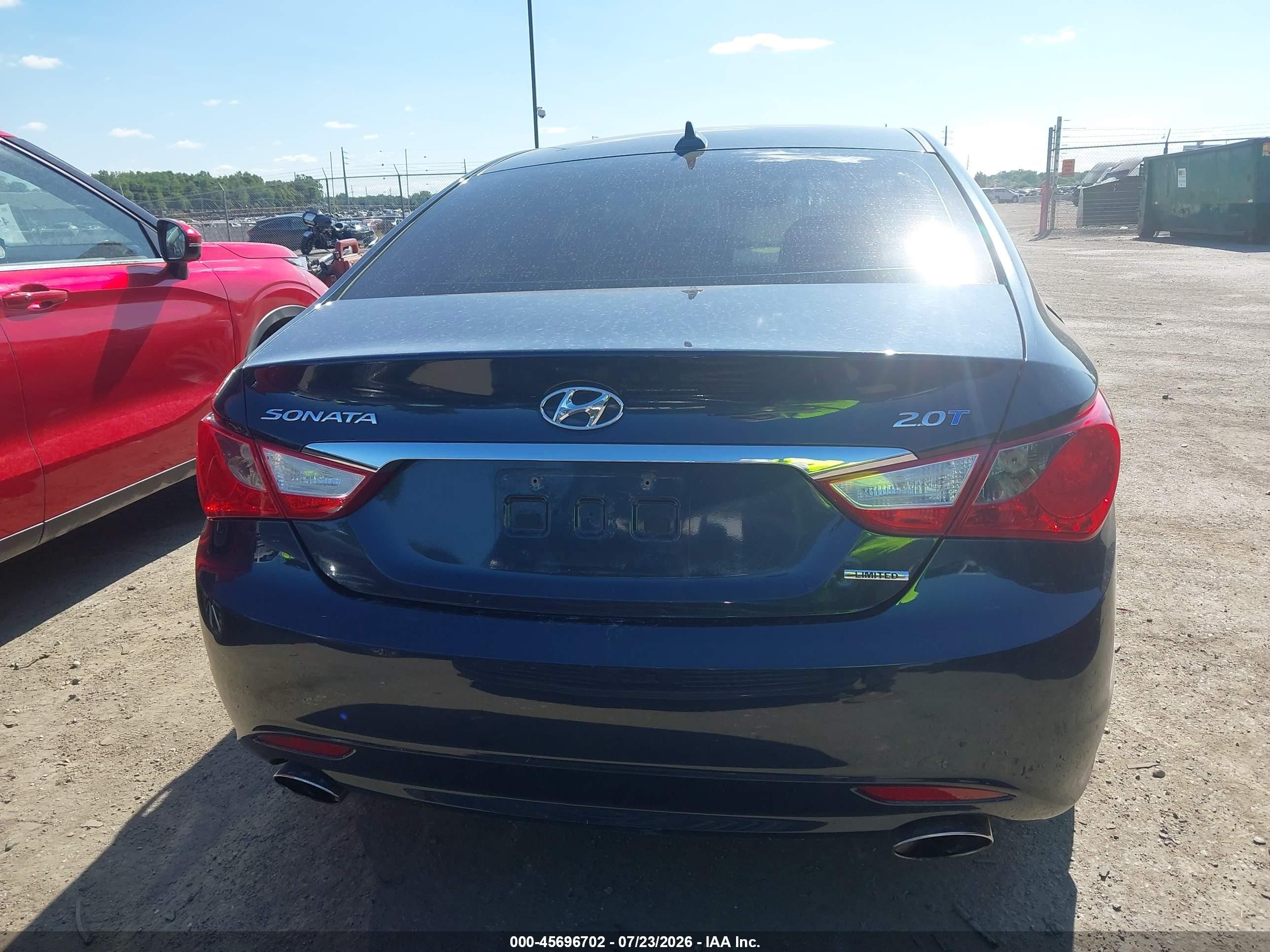 2013 Hyundai Sonata Limited 2.0t Navy vin: 5NPEC4ABXDH581231