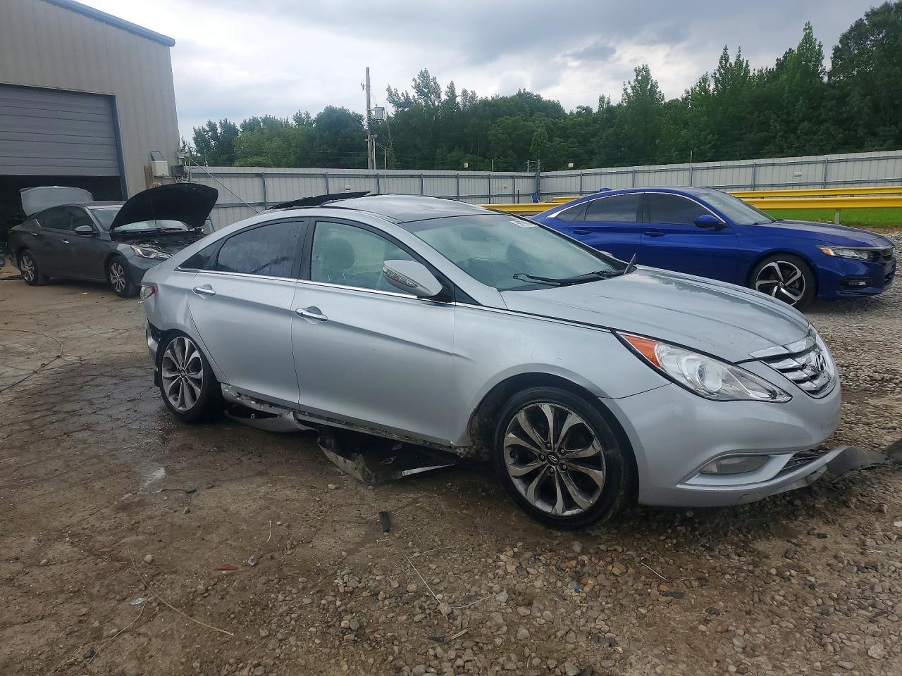 2013 Hyundai Sonata Limited 2.0t Серебряный vin: 5NPEC4ABXDH584730