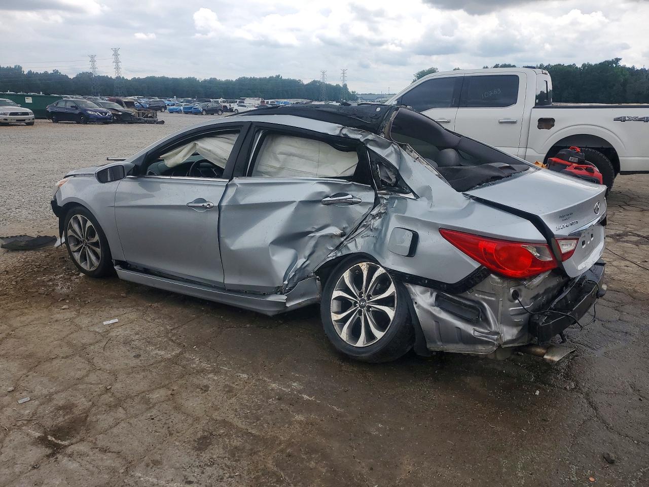 2013 Hyundai Sonata Limited 2.0t Серебряный vin: 5NPEC4ABXDH584730