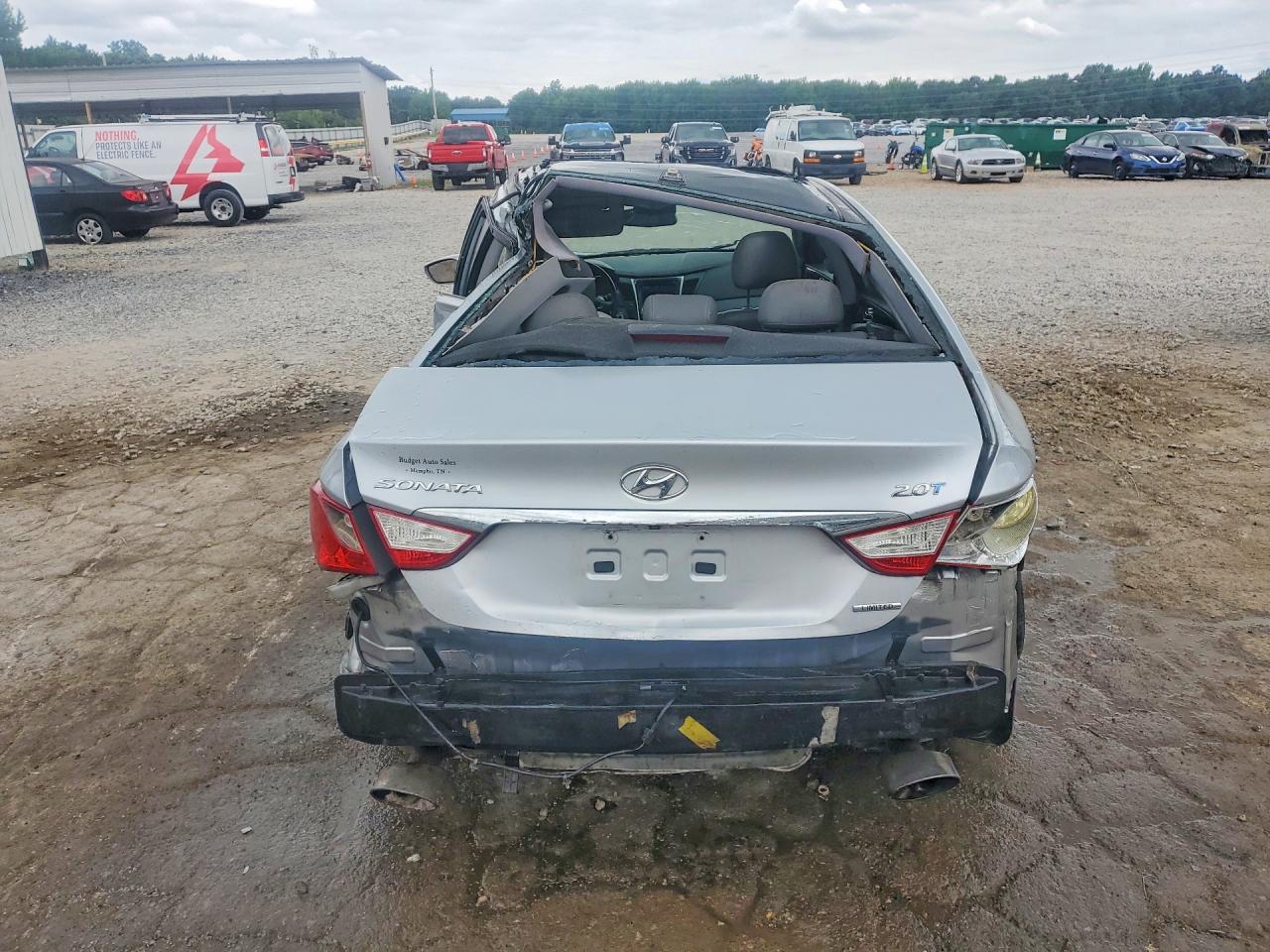 2013 Hyundai Sonata Limited 2.0t Серебряный vin: 5NPEC4ABXDH584730