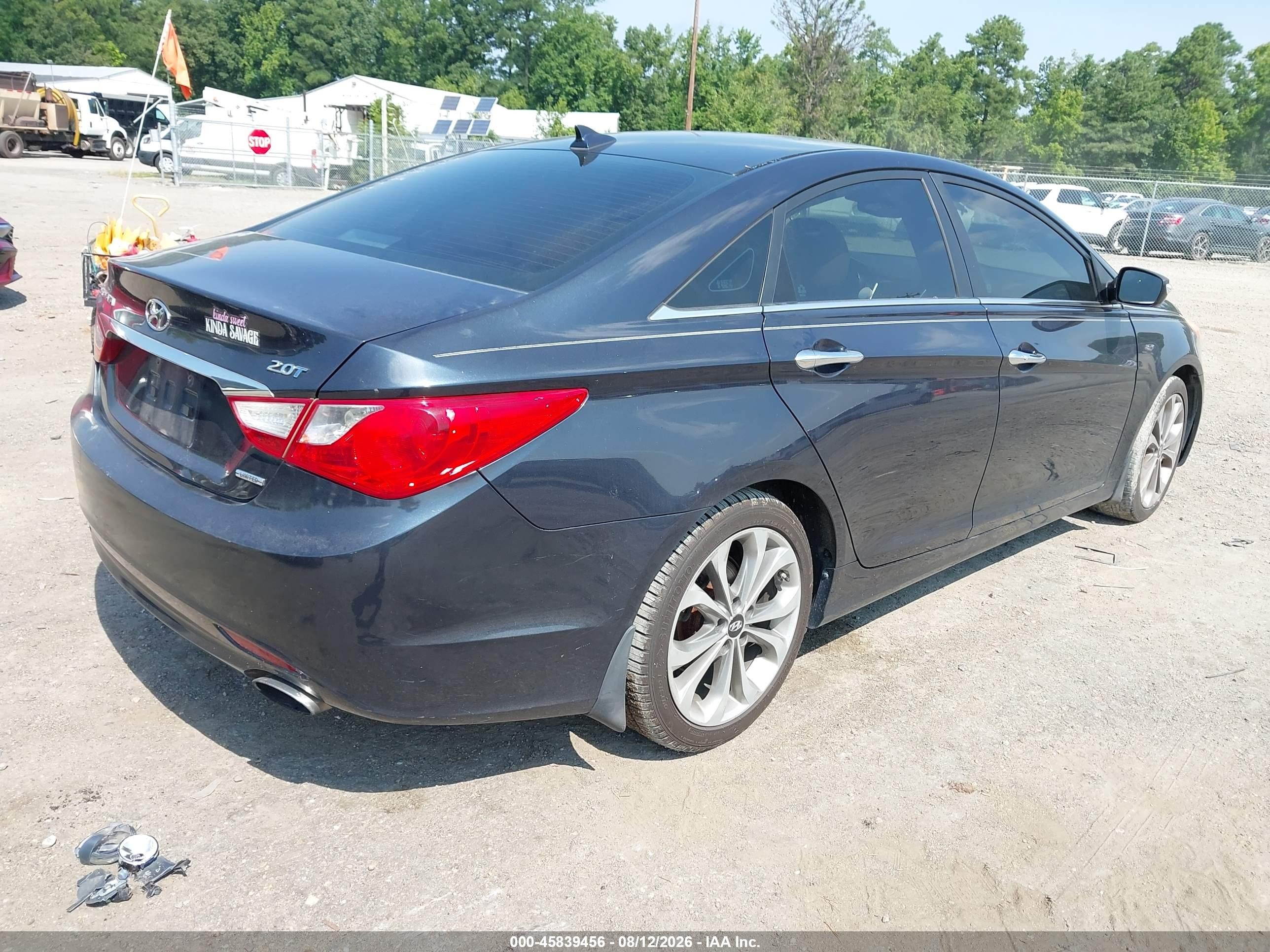 2013 Hyundai Sonata Limited 2.0t Blue vin: 5NPEC4ABXDH625146