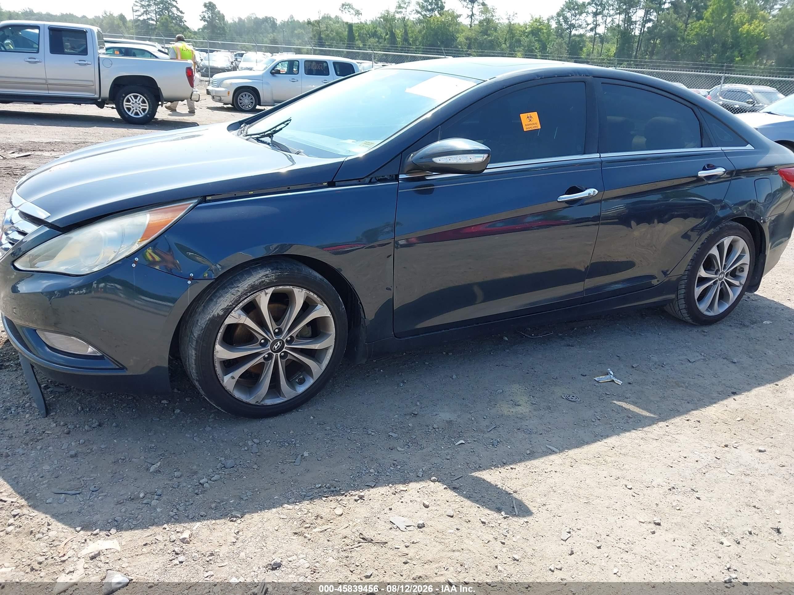 2013 Hyundai Sonata Limited 2.0t Blue vin: 5NPEC4ABXDH625146