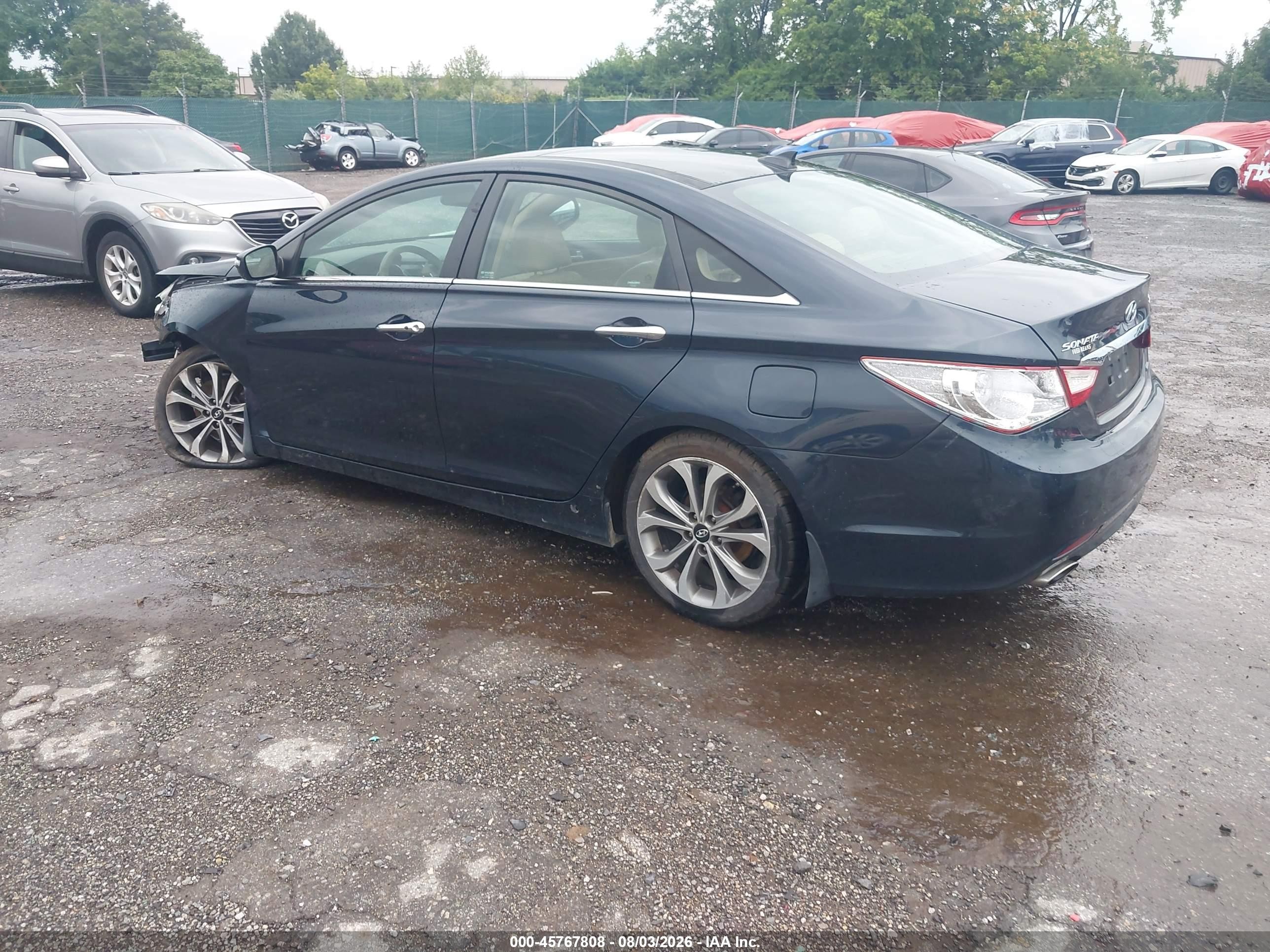 2013 Hyundai Sonata Limited 2.0t Черный vin: 5NPEC4ABXDH646546