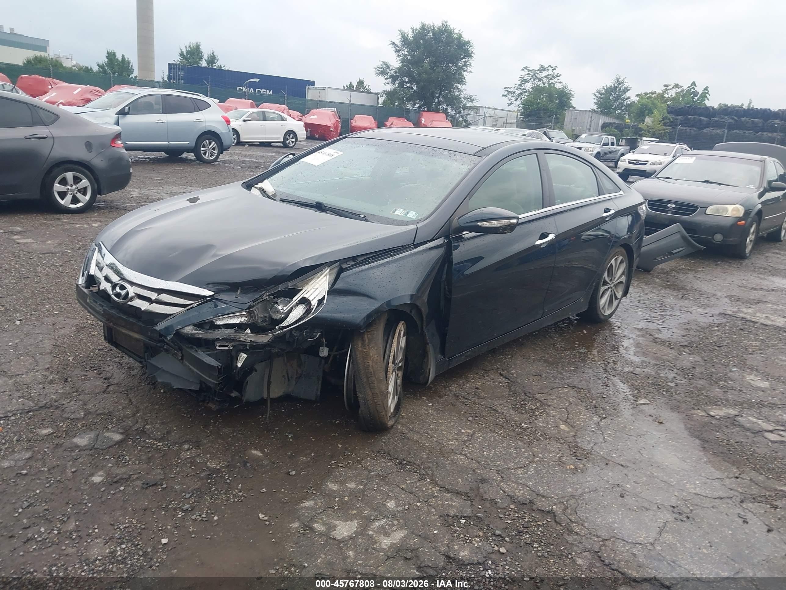2013 Hyundai Sonata Limited 2.0t Черный vin: 5NPEC4ABXDH646546