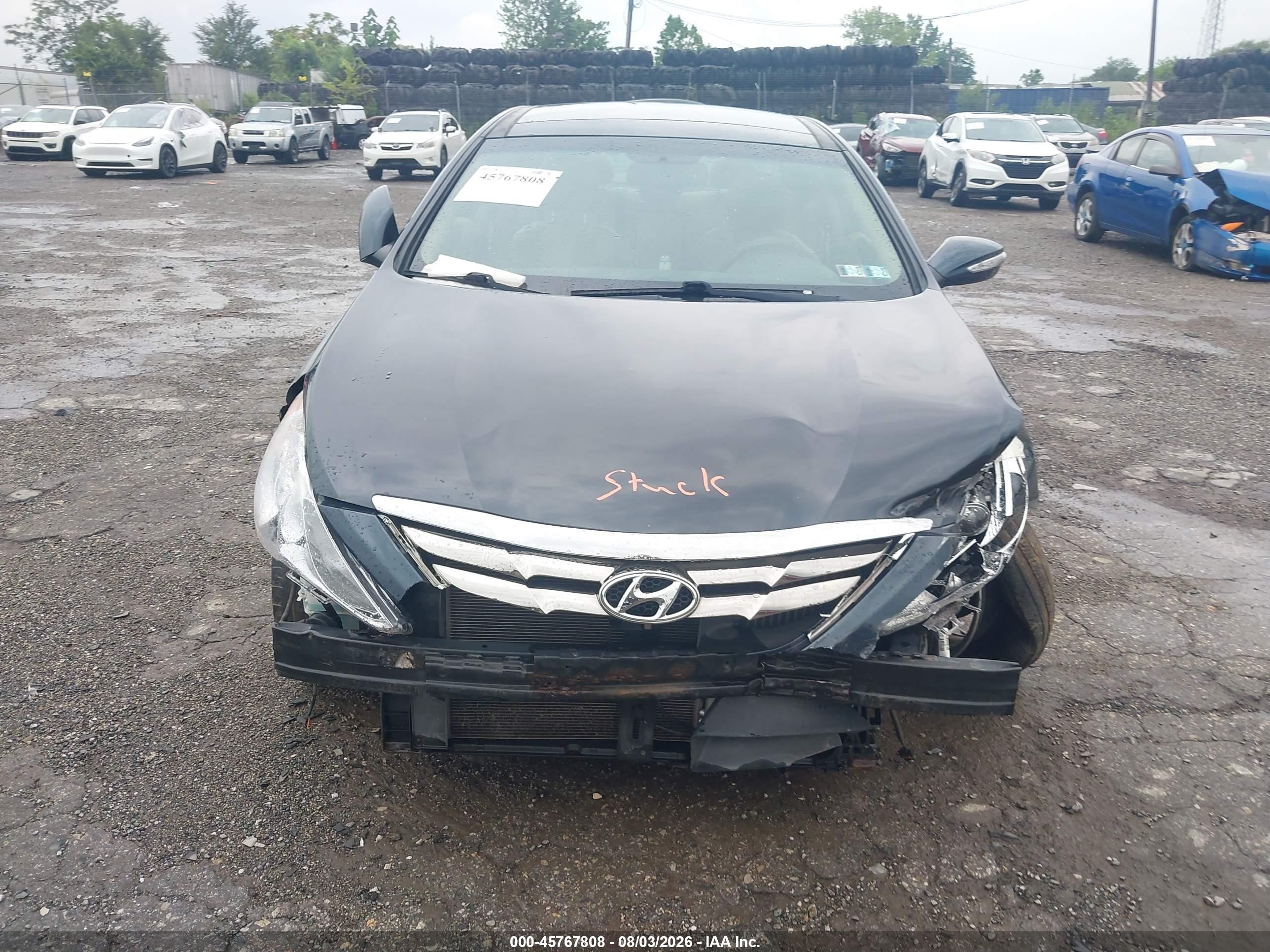 2013 Hyundai Sonata Limited 2.0t Черный vin: 5NPEC4ABXDH646546