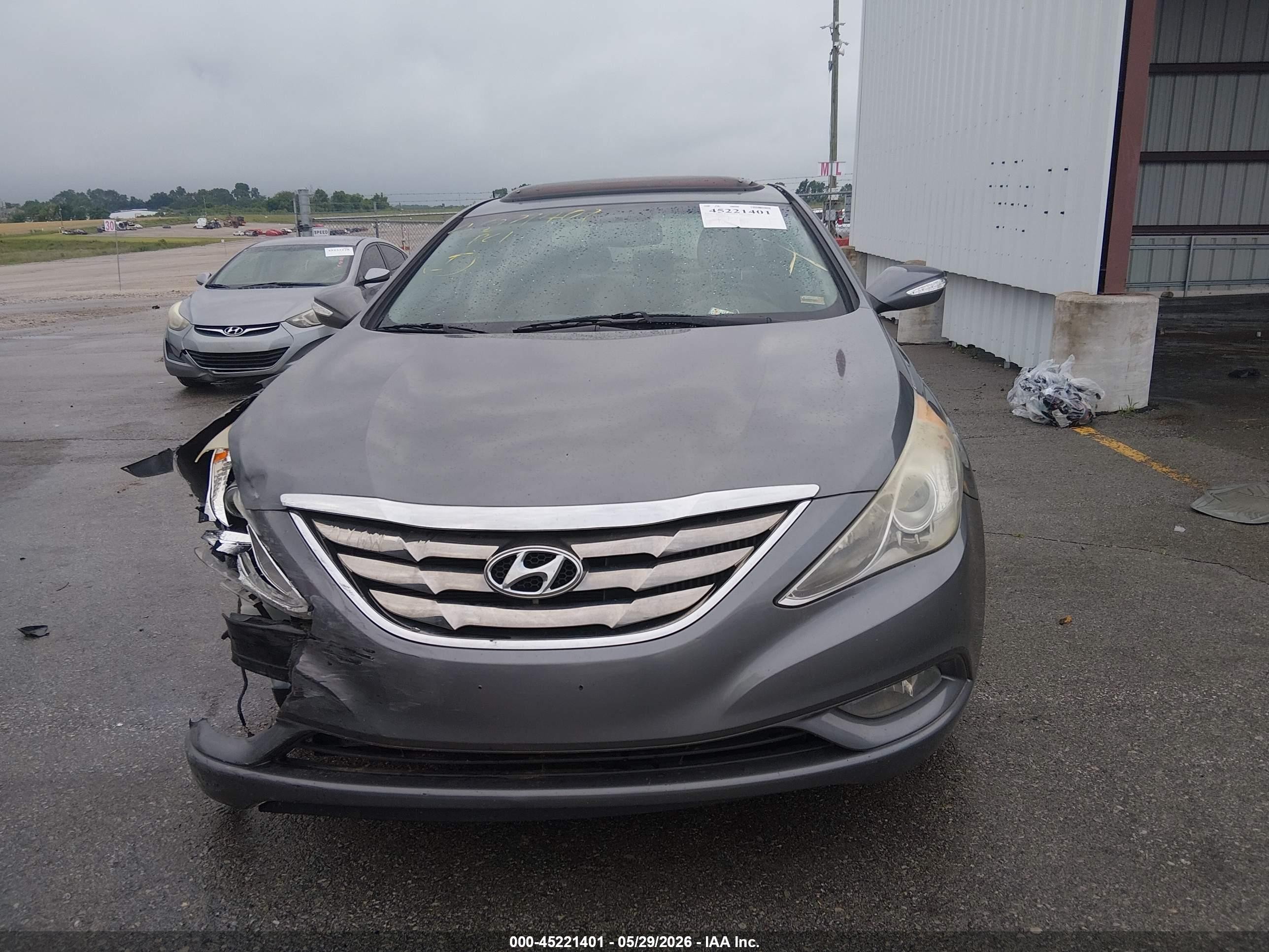 2013 Hyundai Sonata Limited 2.0t Серый vin: 5NPEC4ABXDH647504