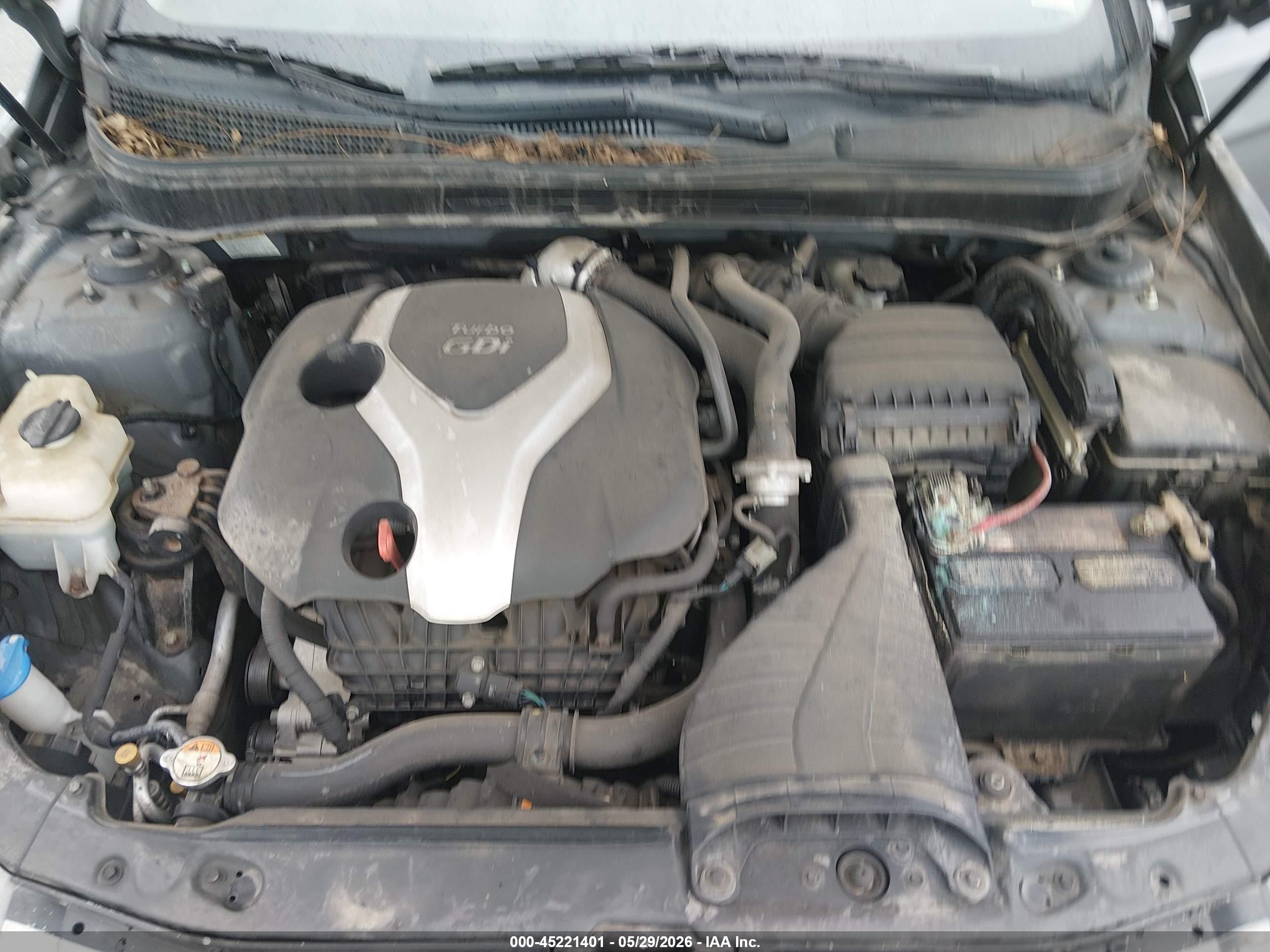 2013 Hyundai Sonata Limited 2.0t Серый vin: 5NPEC4ABXDH647504