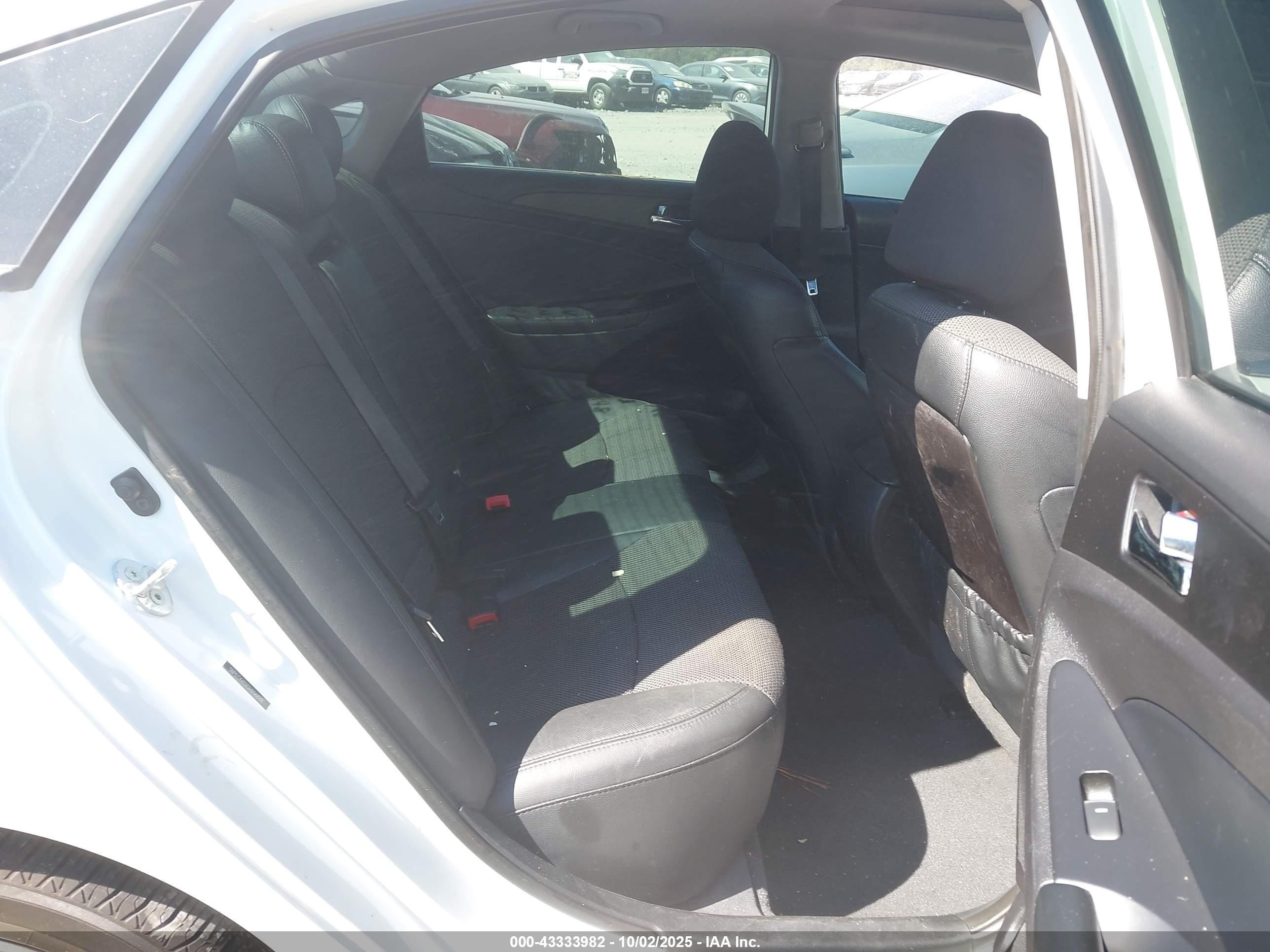 2013 Hyundai Sonata Se 2.0t White vin: 5NPEC4ABXDH656848