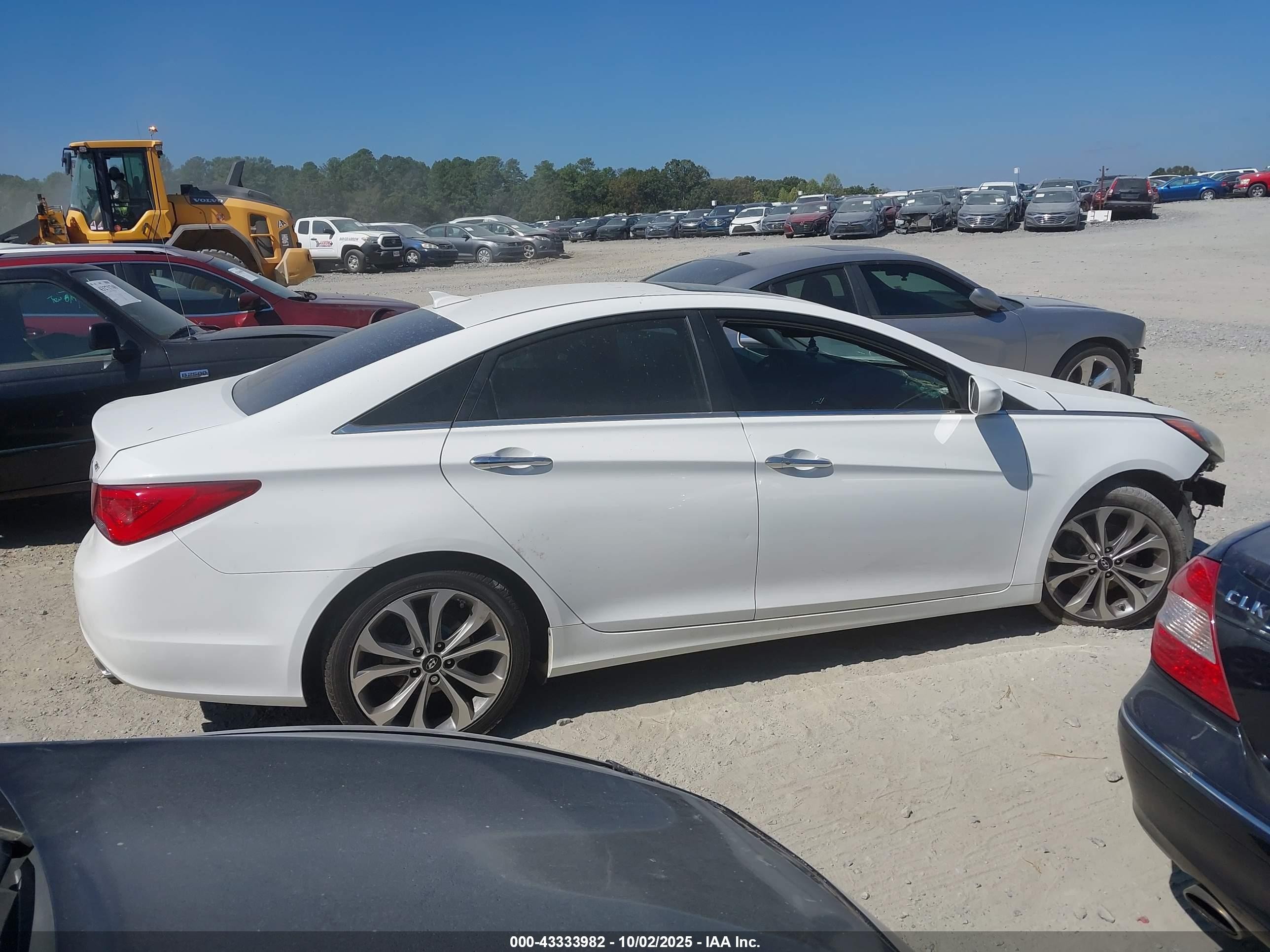 2013 Hyundai Sonata Se 2.0t White vin: 5NPEC4ABXDH656848