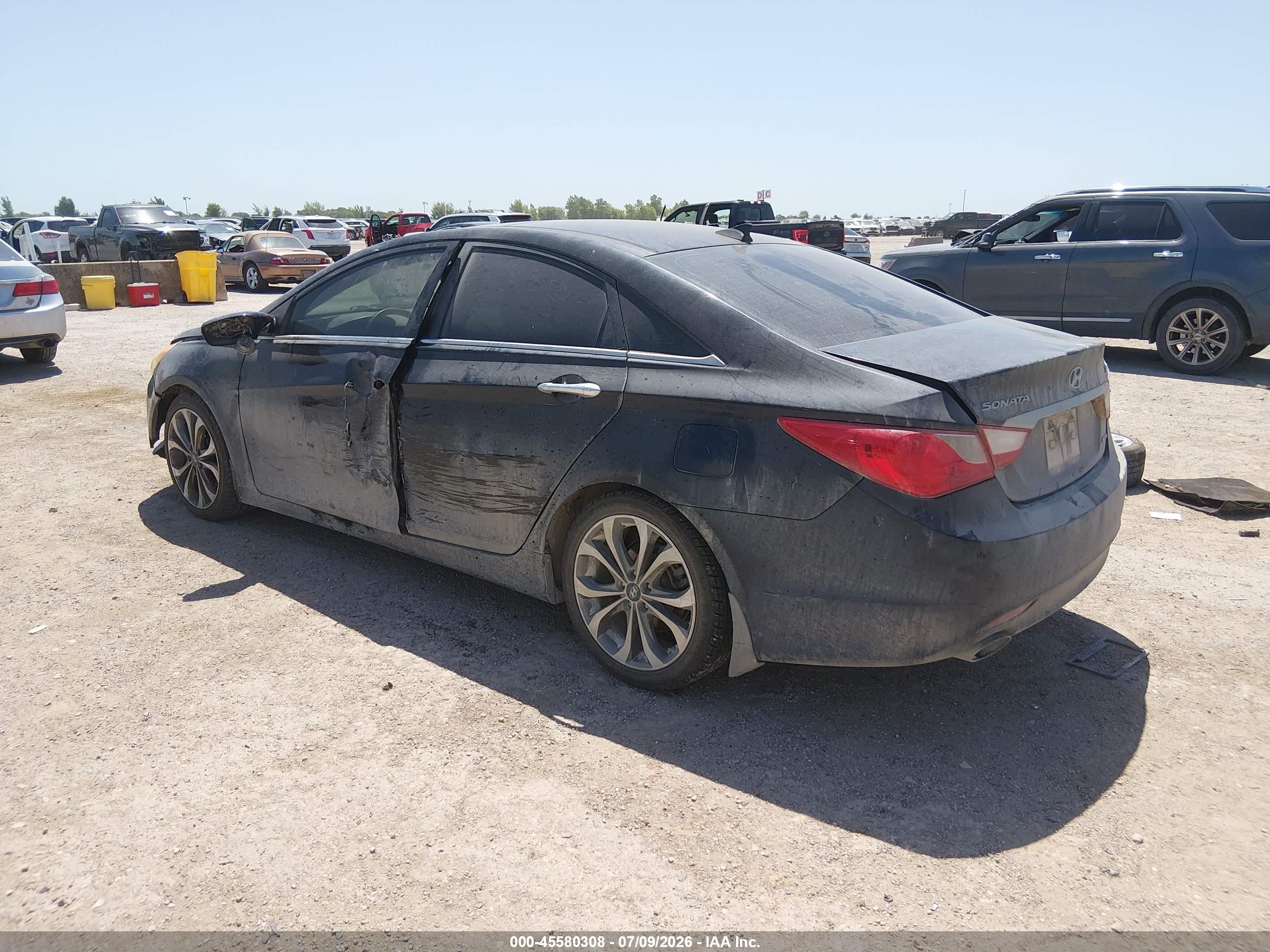 2013 Hyundai Sonata Limited 2.0t Black vin: 5NPEC4ABXDH659099