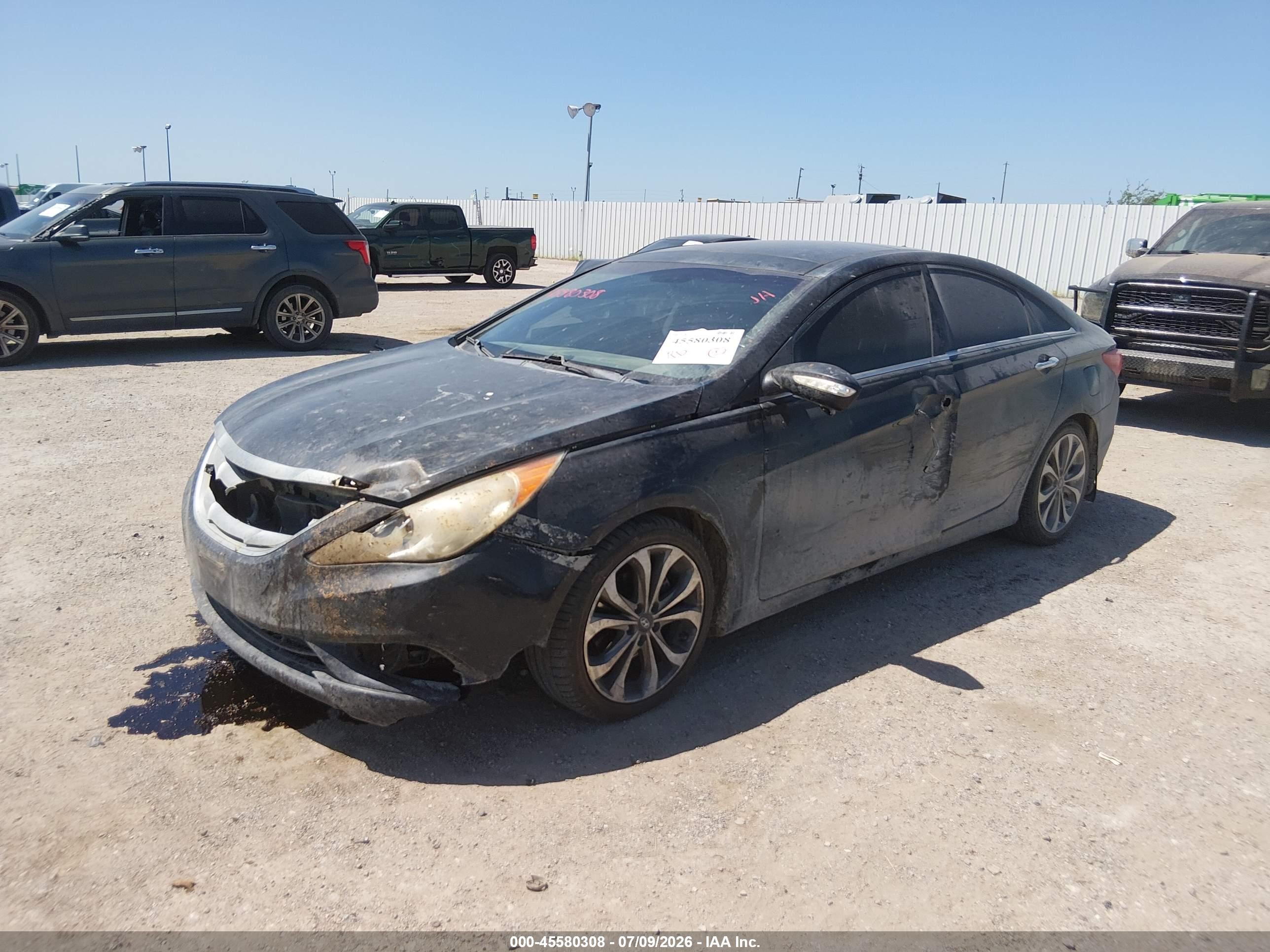 2013 Hyundai Sonata Limited 2.0t Black vin: 5NPEC4ABXDH659099