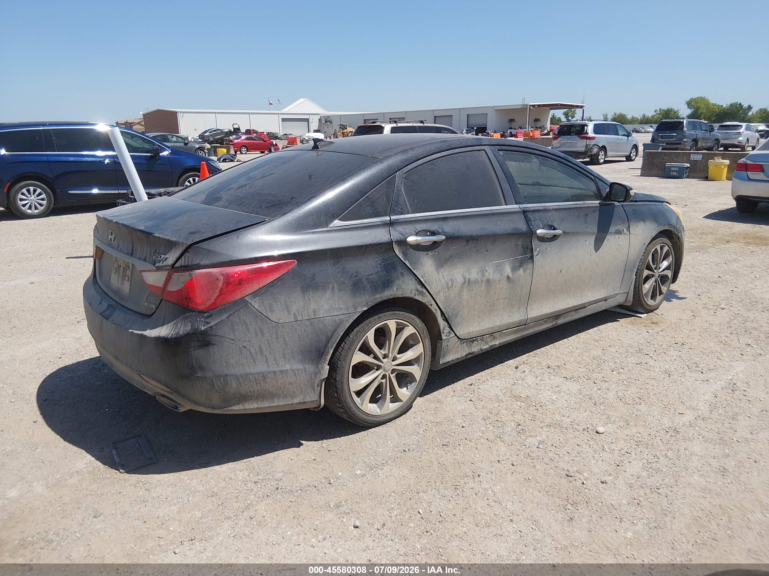 2013 Hyundai Sonata Limited 2.0t Black vin: 5NPEC4ABXDH659099