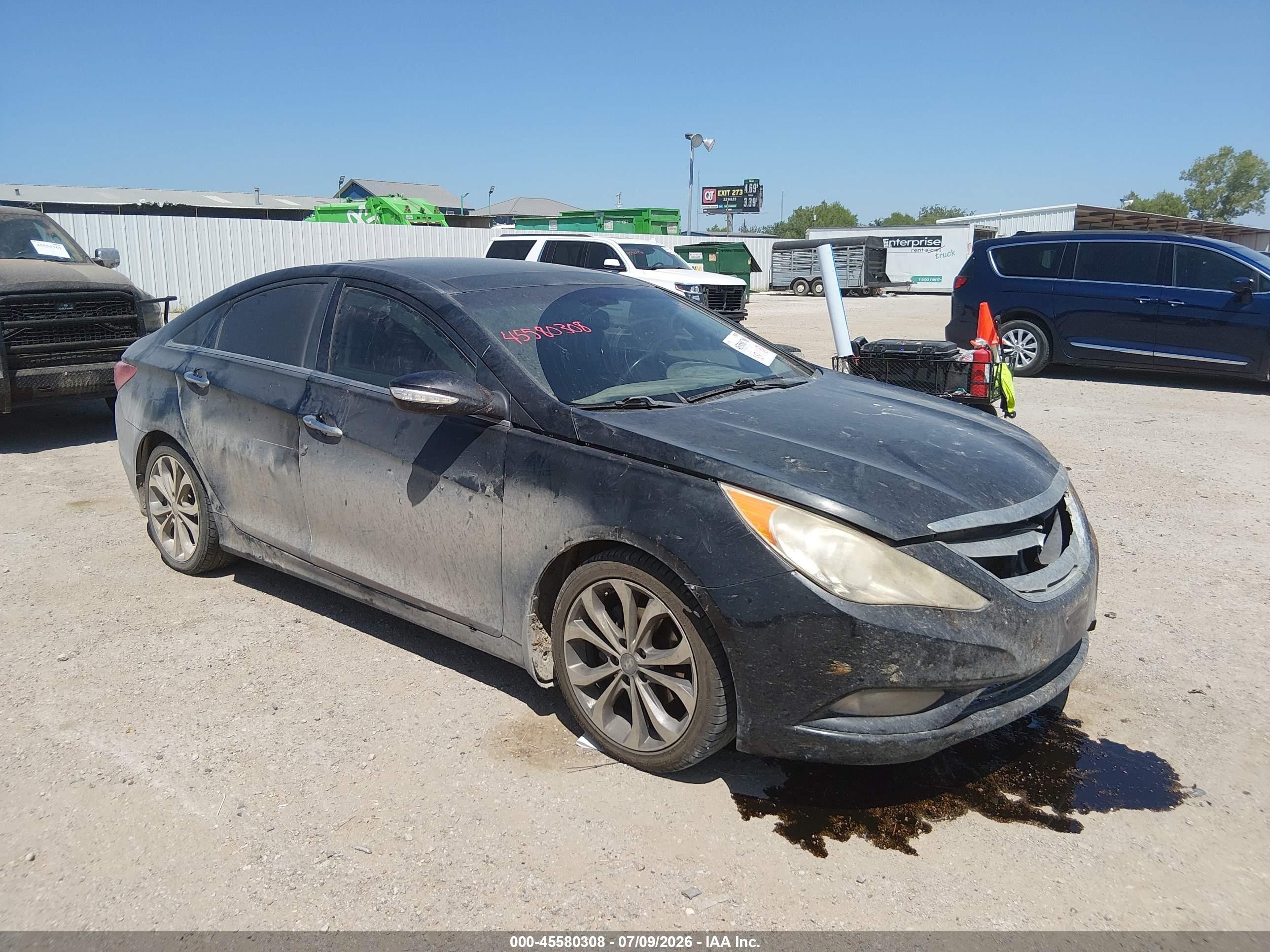 2013 Hyundai Sonata Limited 2.0t Black vin: 5NPEC4ABXDH659099