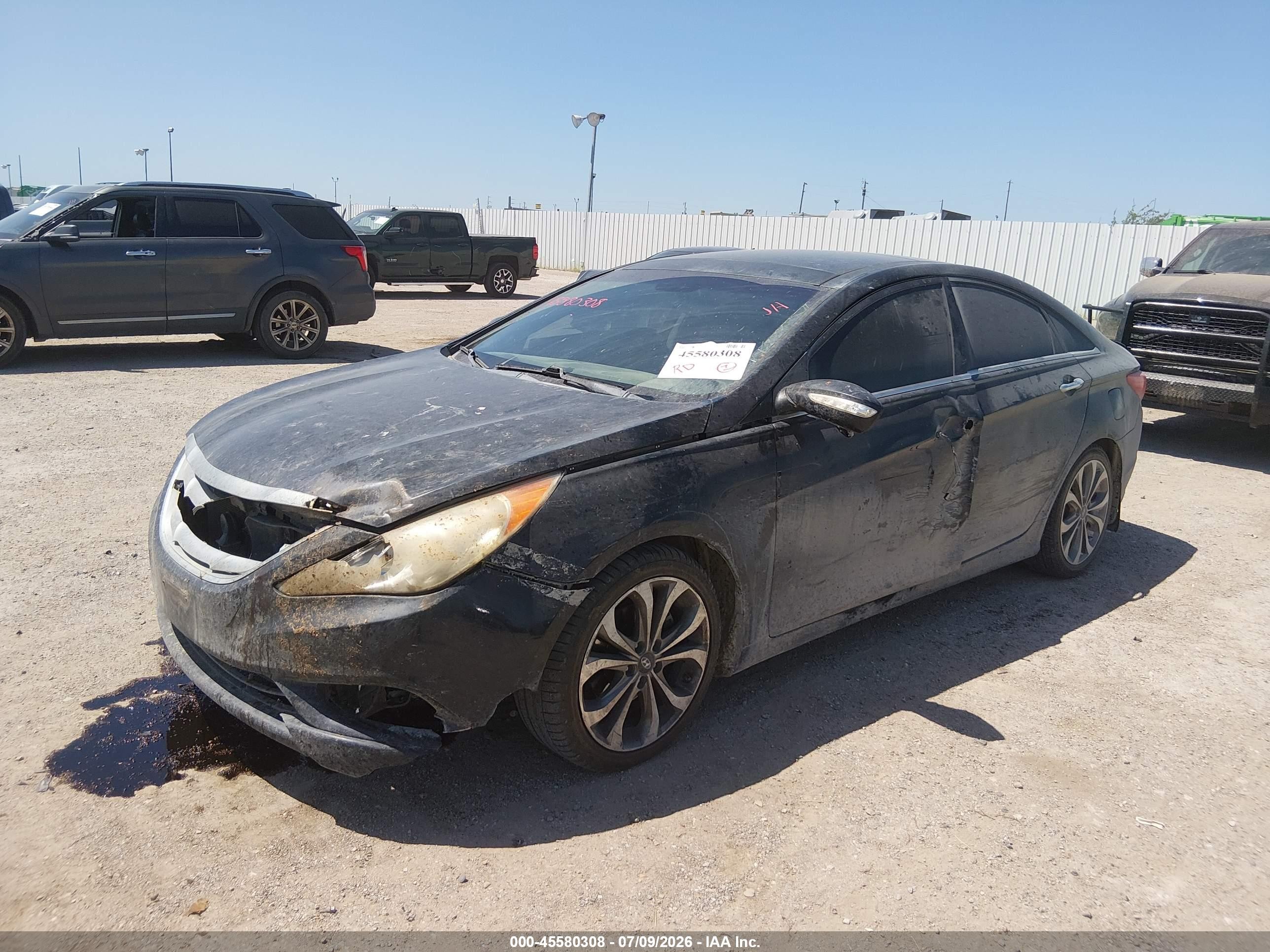 2013 Hyundai Sonata Limited 2.0t Black vin: 5NPEC4ABXDH659099