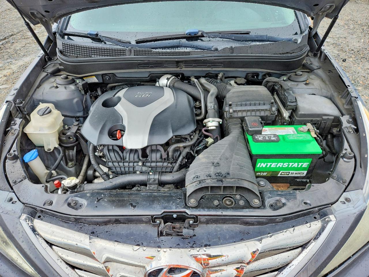 2013 Hyundai Sonata Limited 2.0t Gray vin: 5NPEC4ABXDH660172
