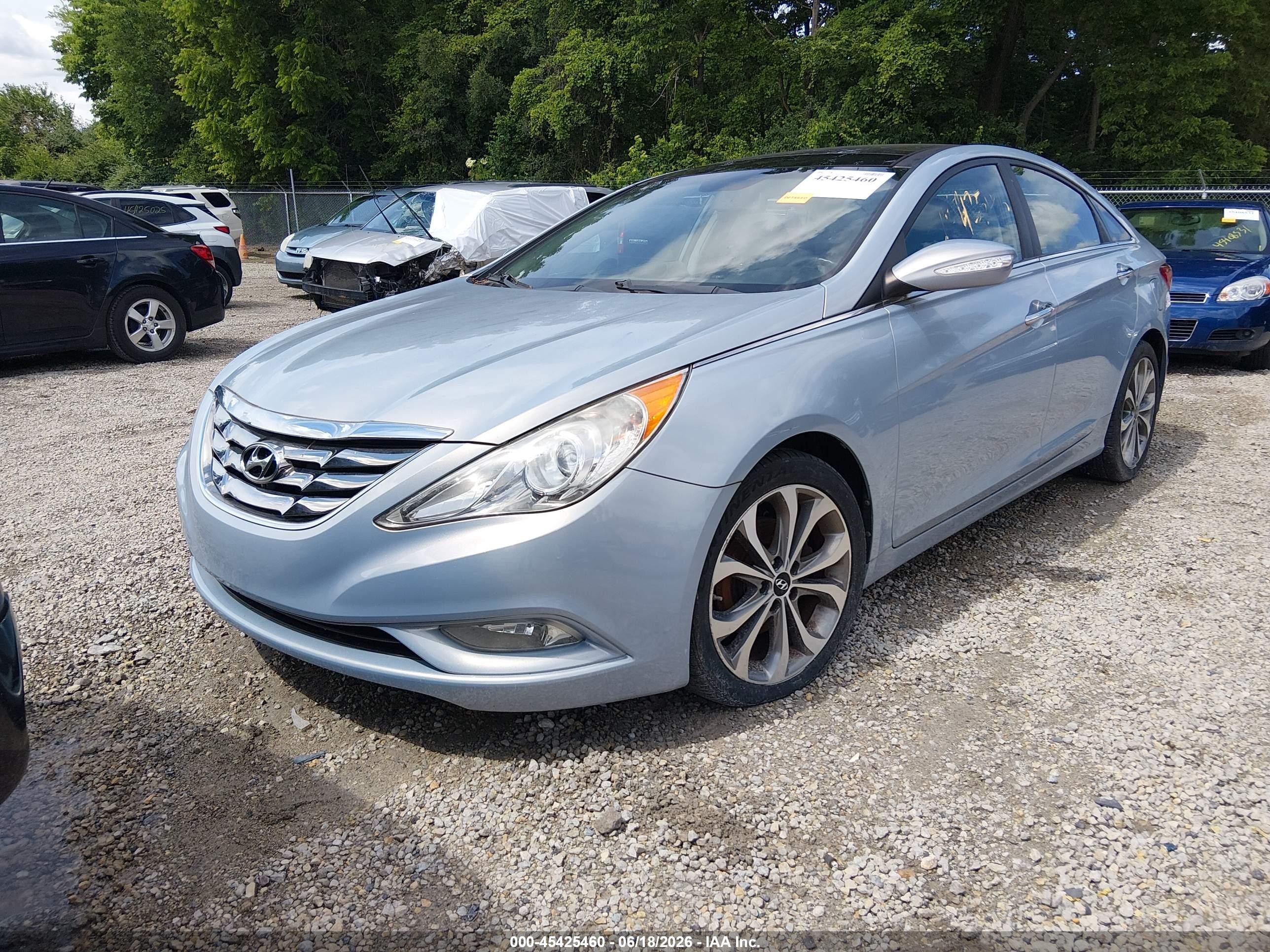 2013 Hyundai Sonata Limited 2.0t Light Blue vin: 5NPEC4ABXDH715932