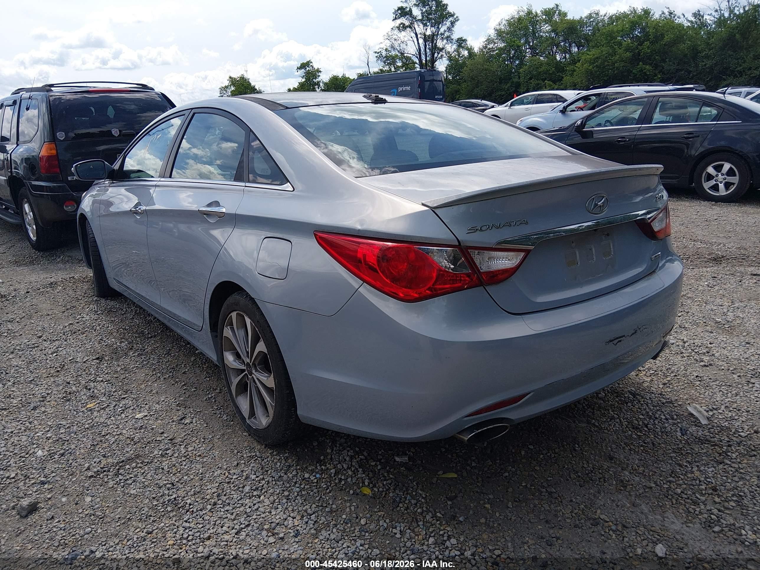 2013 Hyundai Sonata Limited 2.0t Light Blue vin: 5NPEC4ABXDH715932