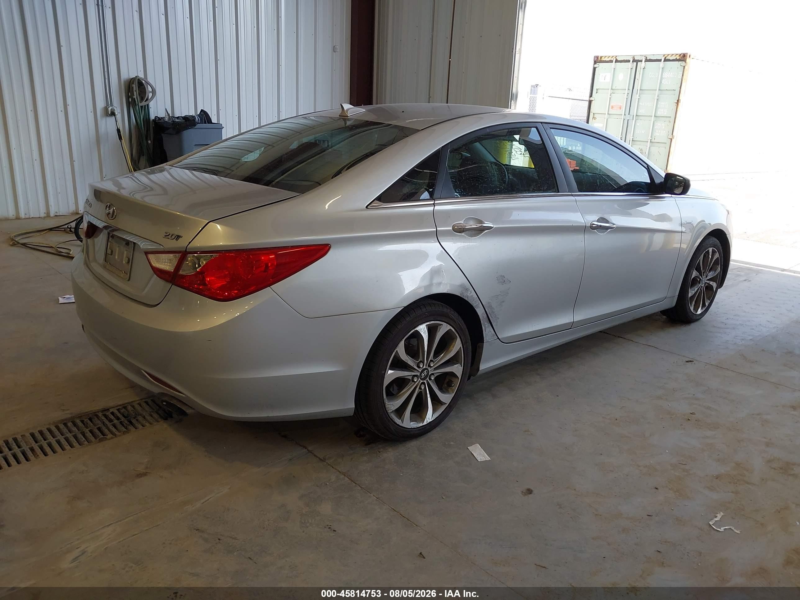 2013 Hyundai Sonata Se 2.0t Silver vin: 5NPEC4ABXDH767075