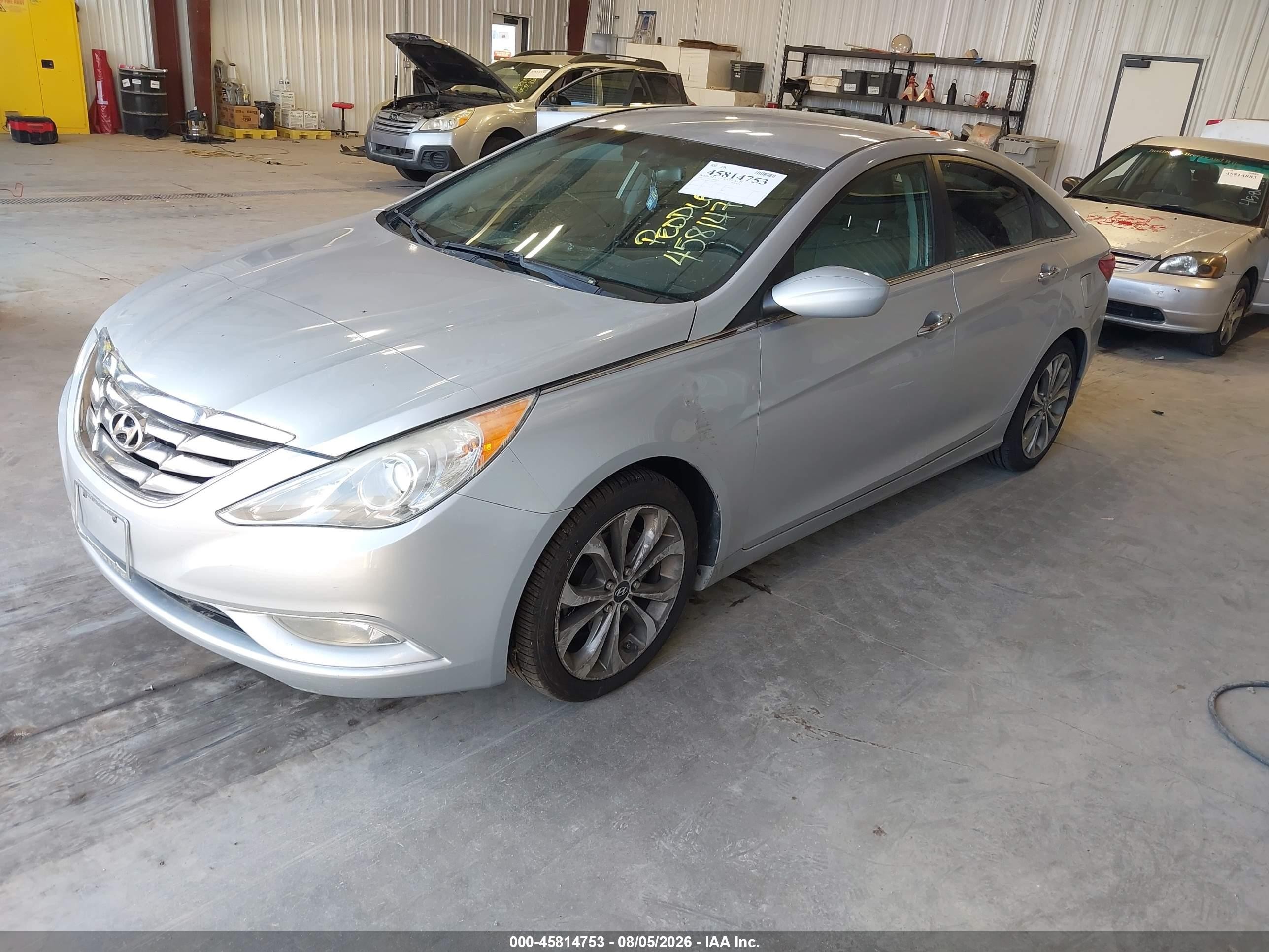 2013 Hyundai Sonata Se 2.0t Silver vin: 5NPEC4ABXDH767075