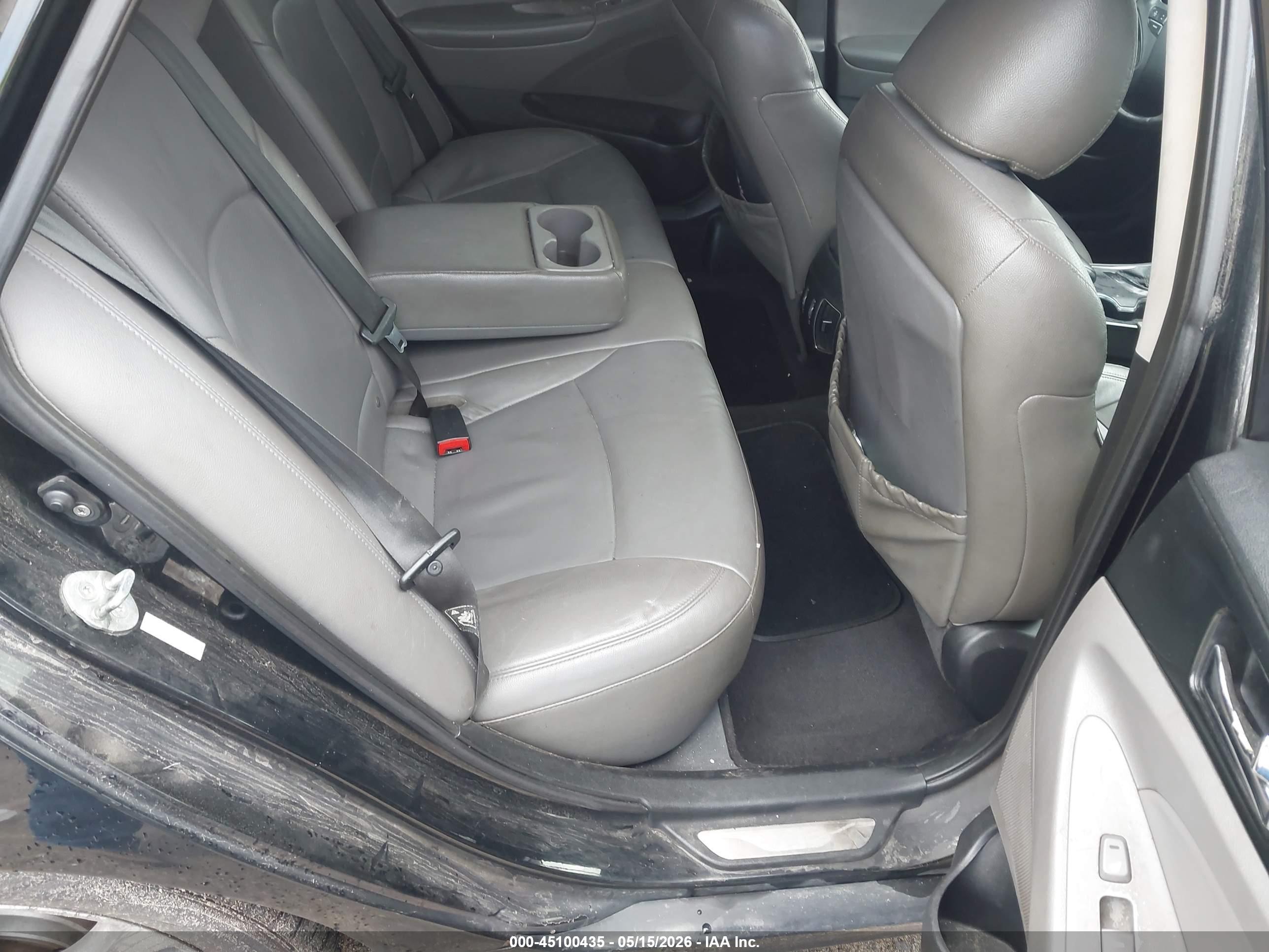 2011 Hyundai Sonata Limited Black vin: 5NPEC4AC0BH000535